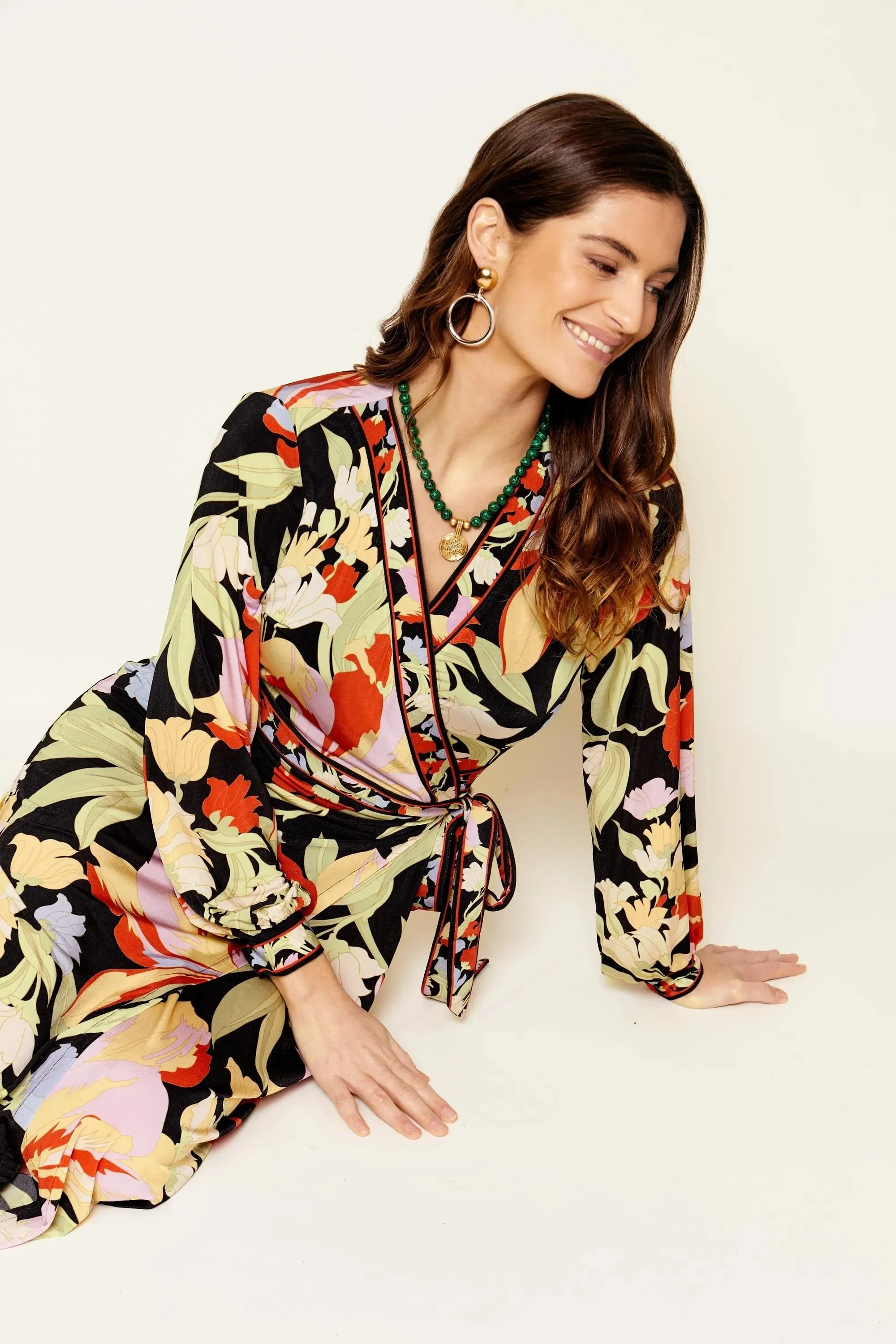 Annora - Cece Floral Black sold by RIXO product image thumbnail 5