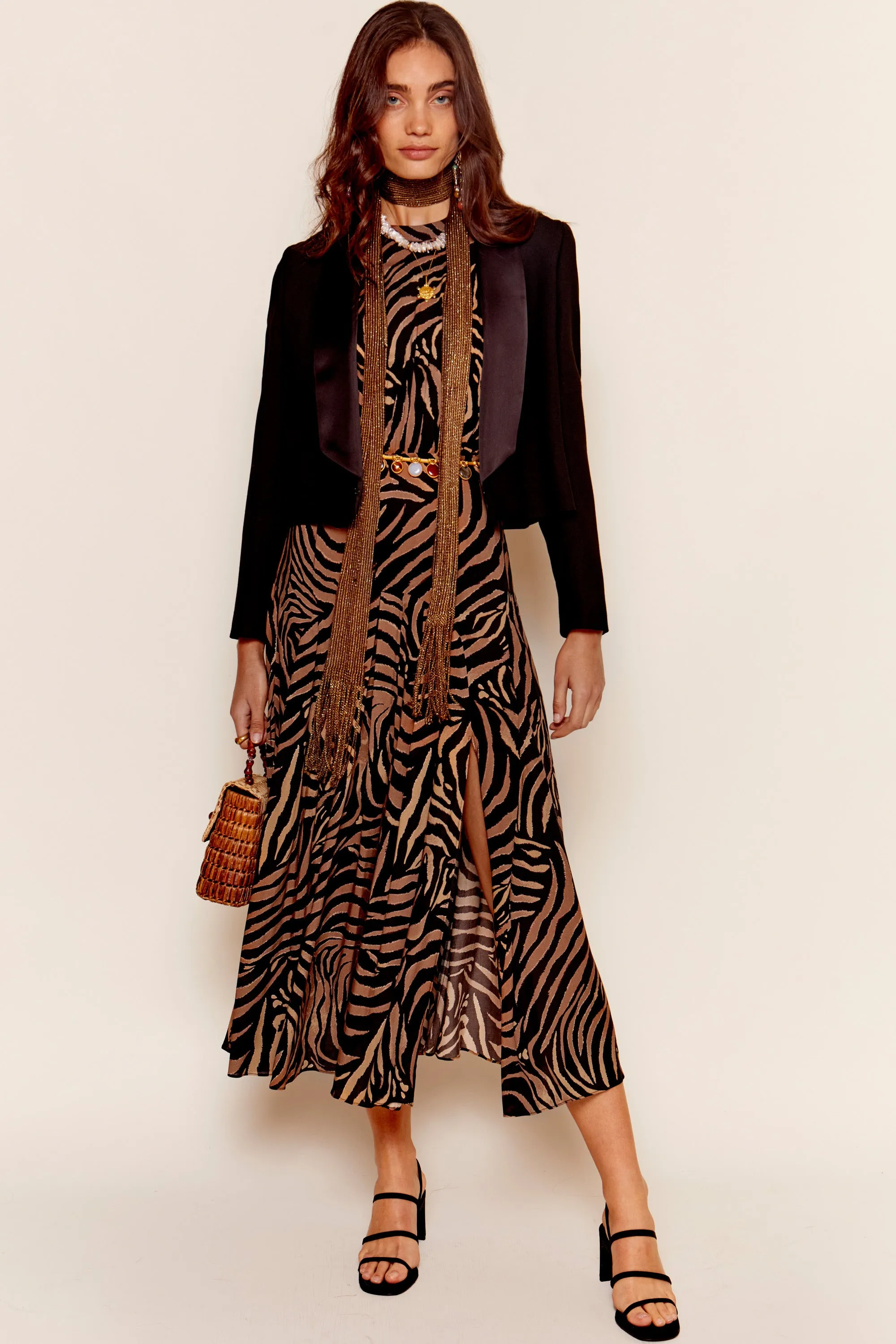 Coralie - Tiger Patchwork Black sold by RIXO product image thumbnail 2