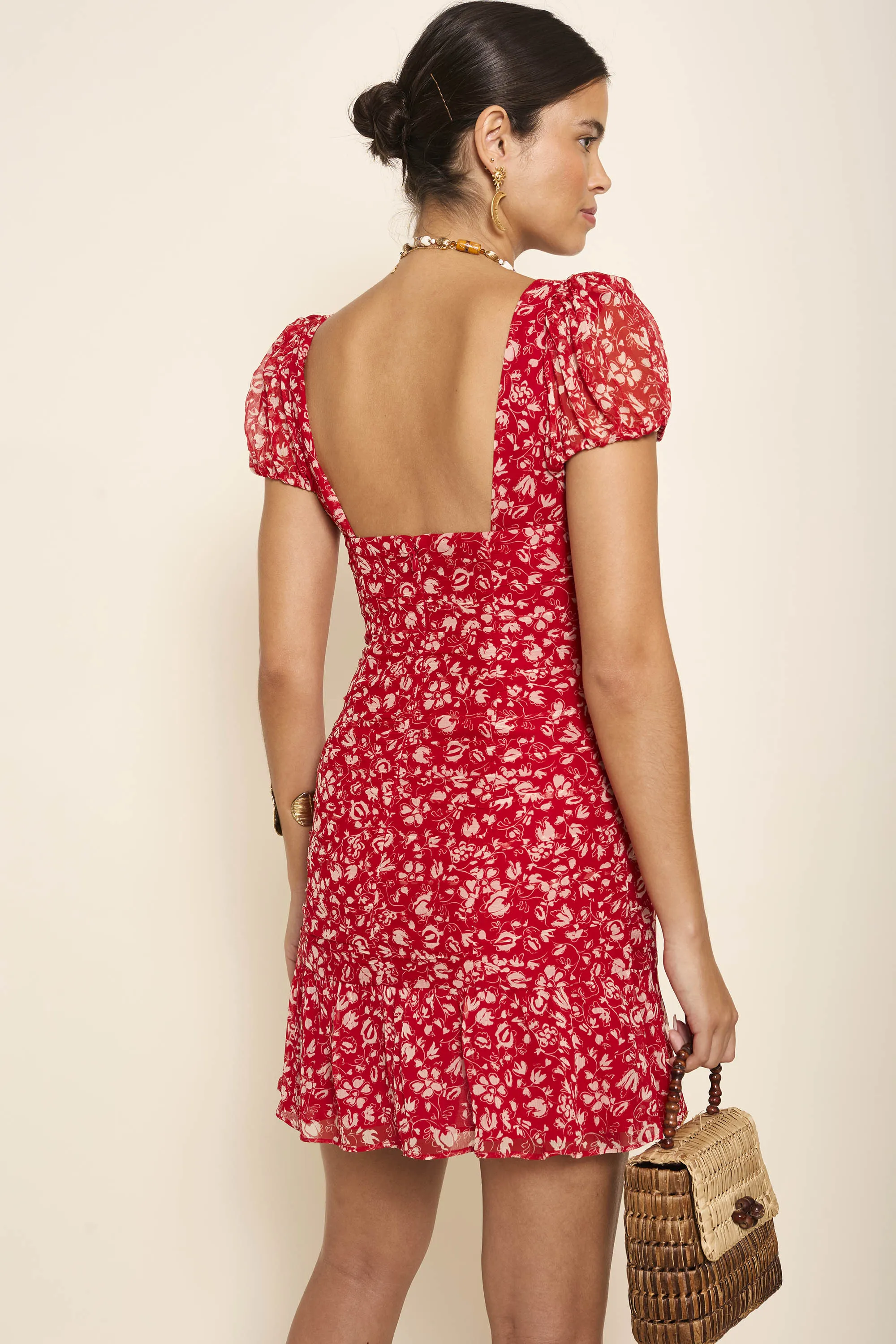 bowie - amelie floral red sold by RIXO product image thumbnail 4