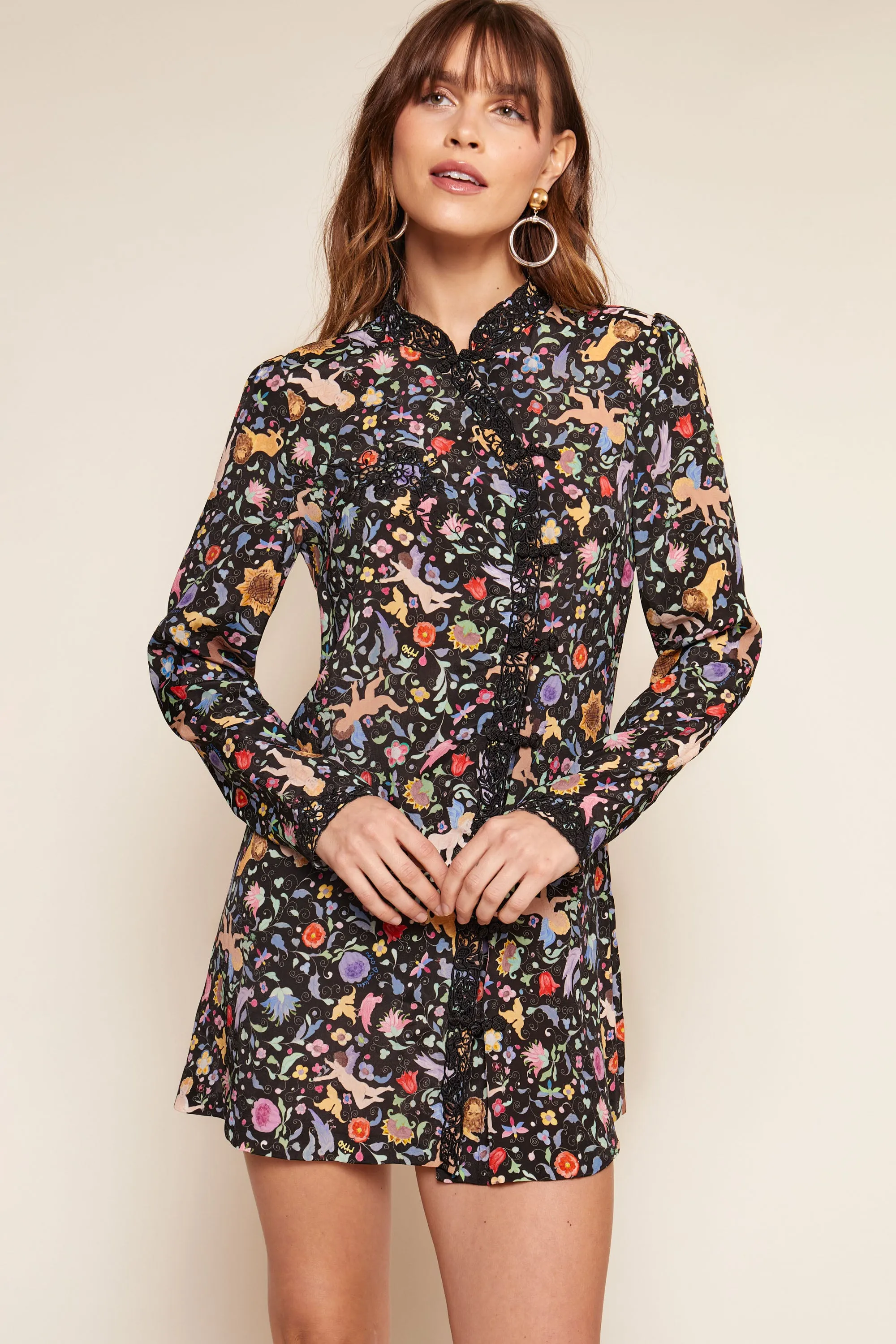 Ivy - Angel Floral Black sold by RIXO