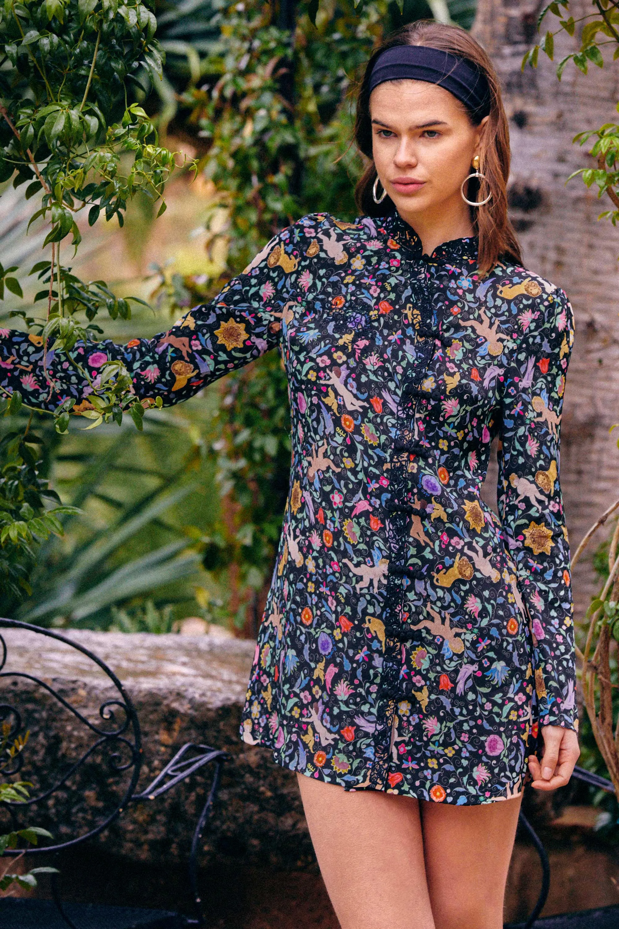 Ivy - Angel Floral Black sold by RIXO product image thumbnail 3