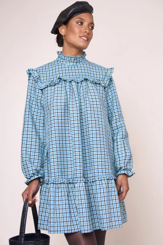 Elena - Green Black Seersucker sold by RIXO