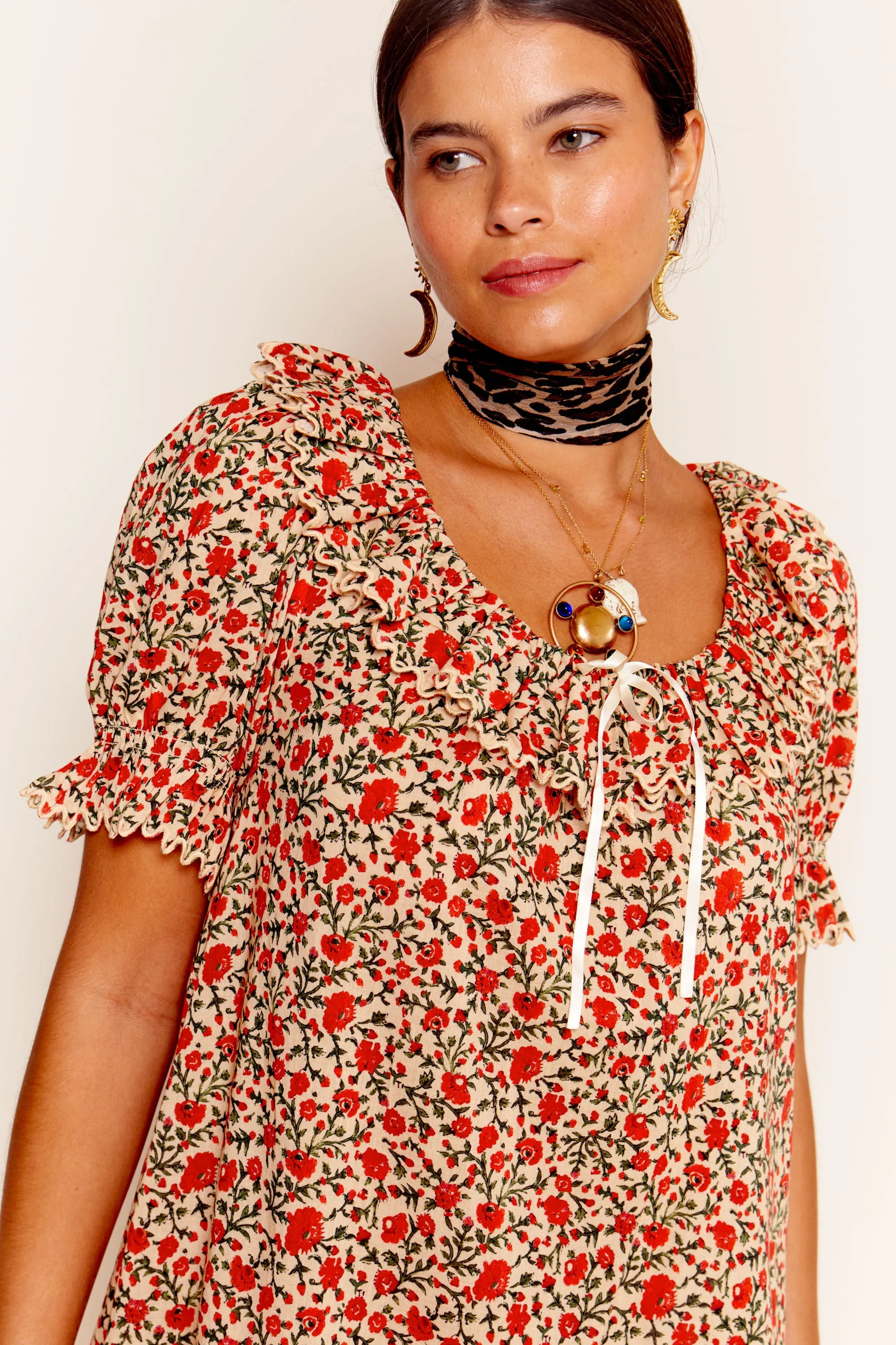 Elen - Ditsy Trail Cream sold by RIXO product image thumbnail 2