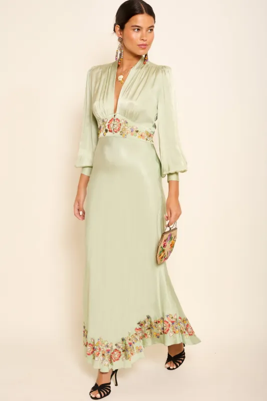 Trula - Waterblossom Embellishment Green sold by RIXO