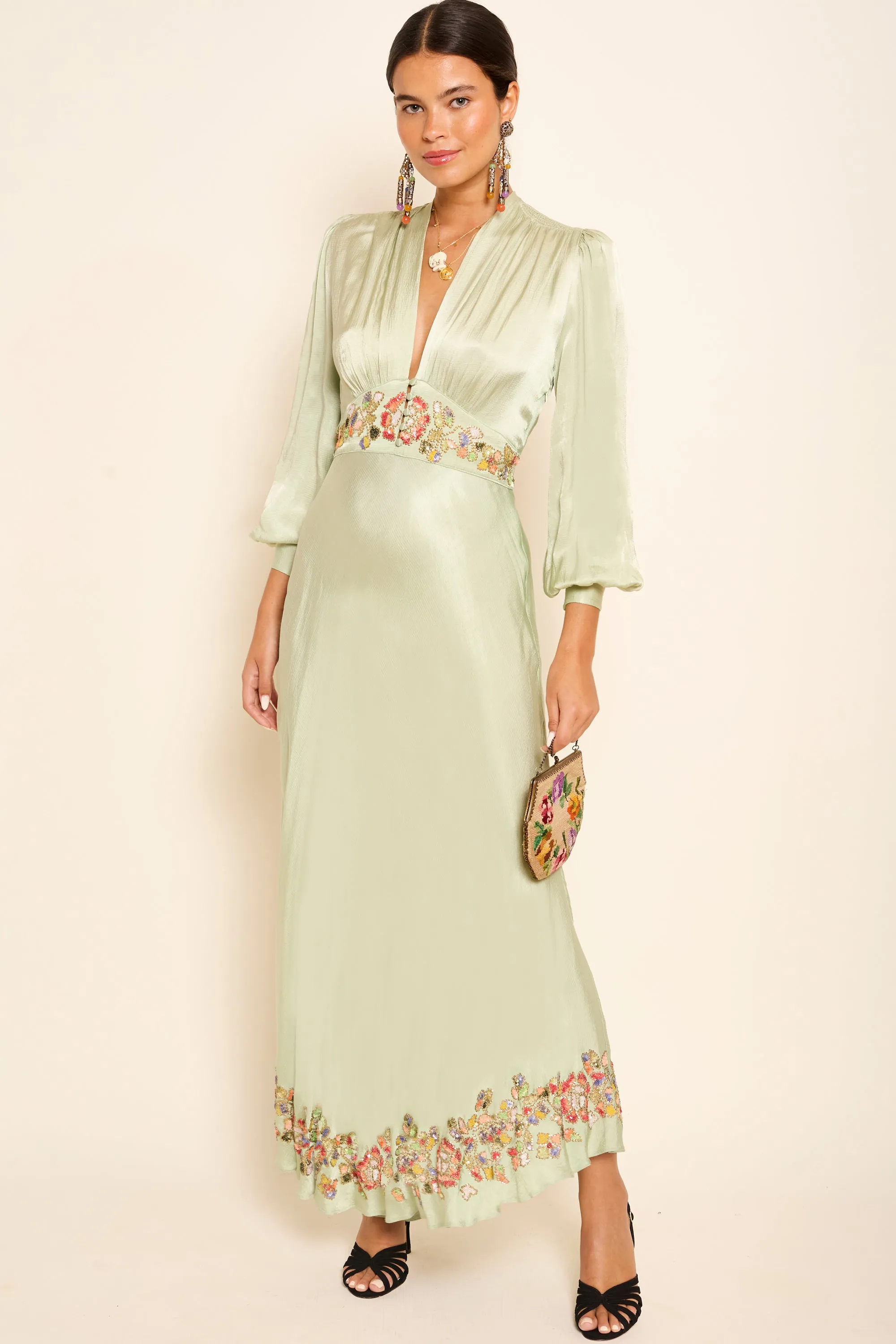 Trula - Waterblossom Embellishment Green sold by RIXO product image thumbnail 3