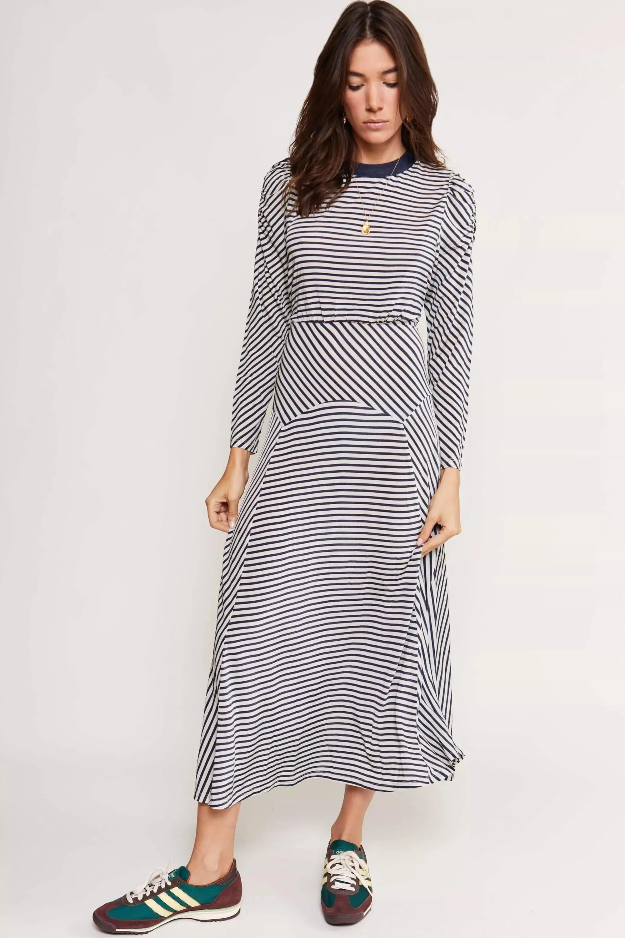 Cerise - Riviera Stripe Navy sold by RIXO product image thumbnail 5
