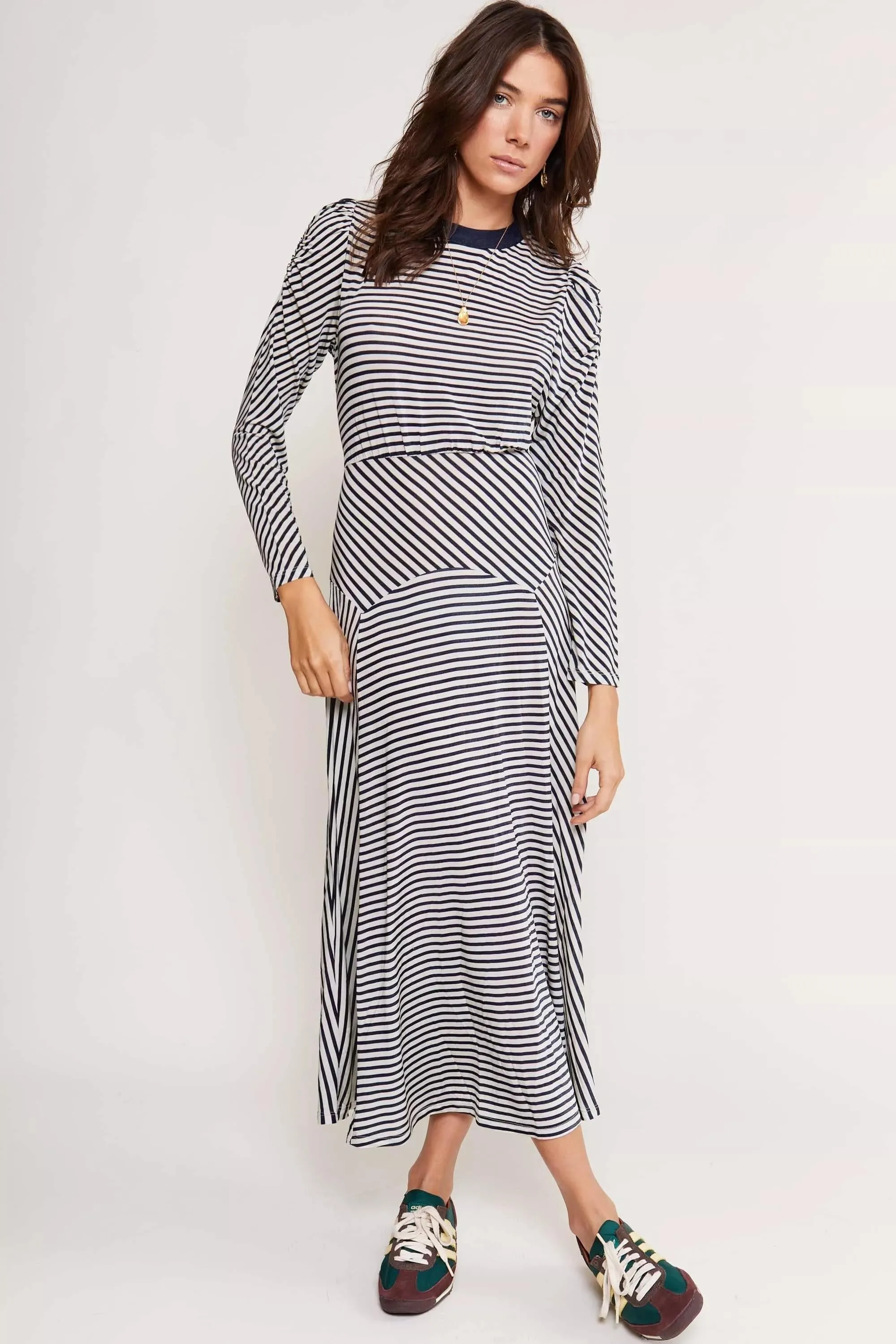 Cerise - Riviera Stripe Navy sold by RIXO product image thumbnail 2