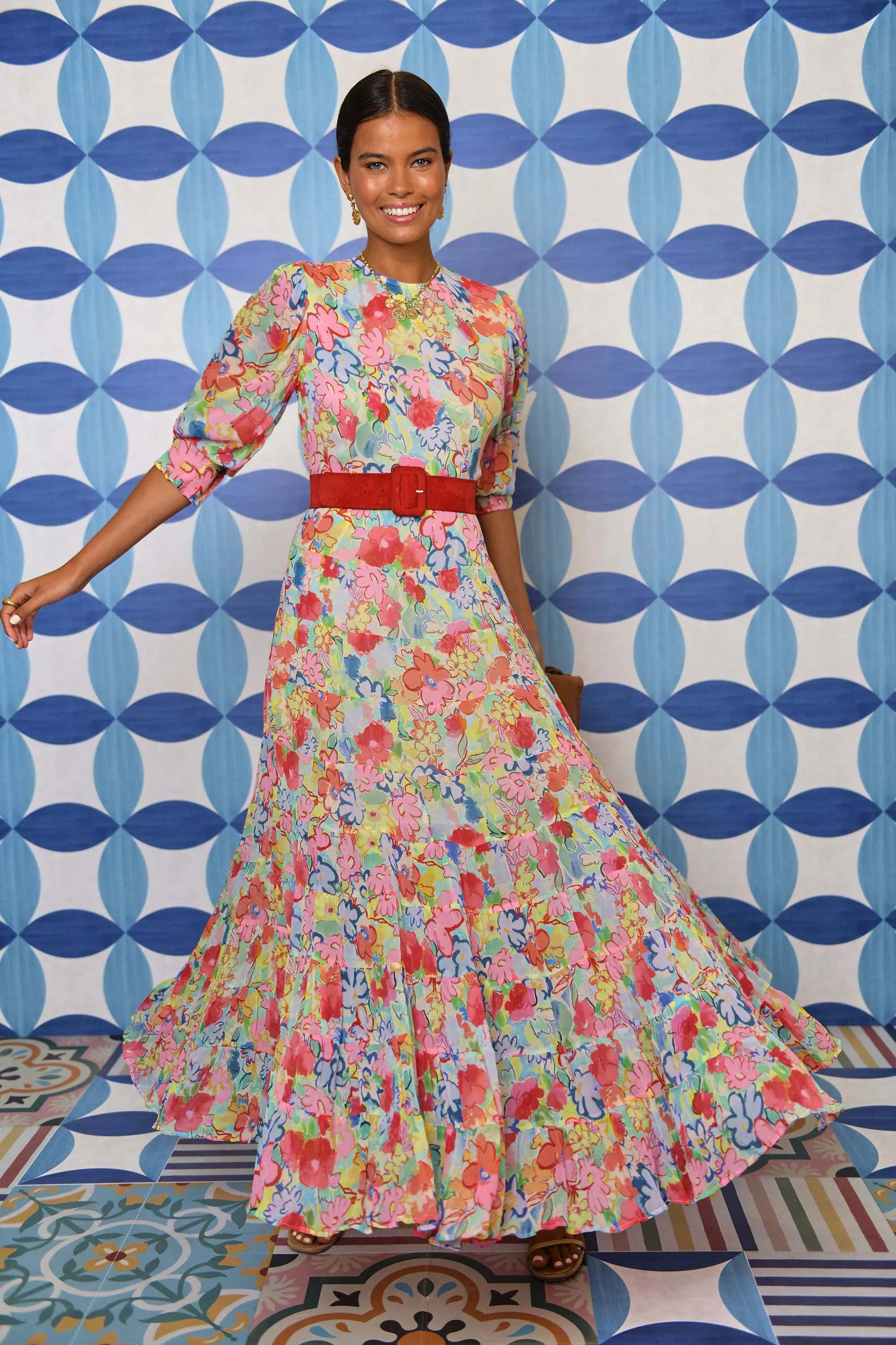 Kristen - Floral Multi sold by RIXO product image thumbnail 5