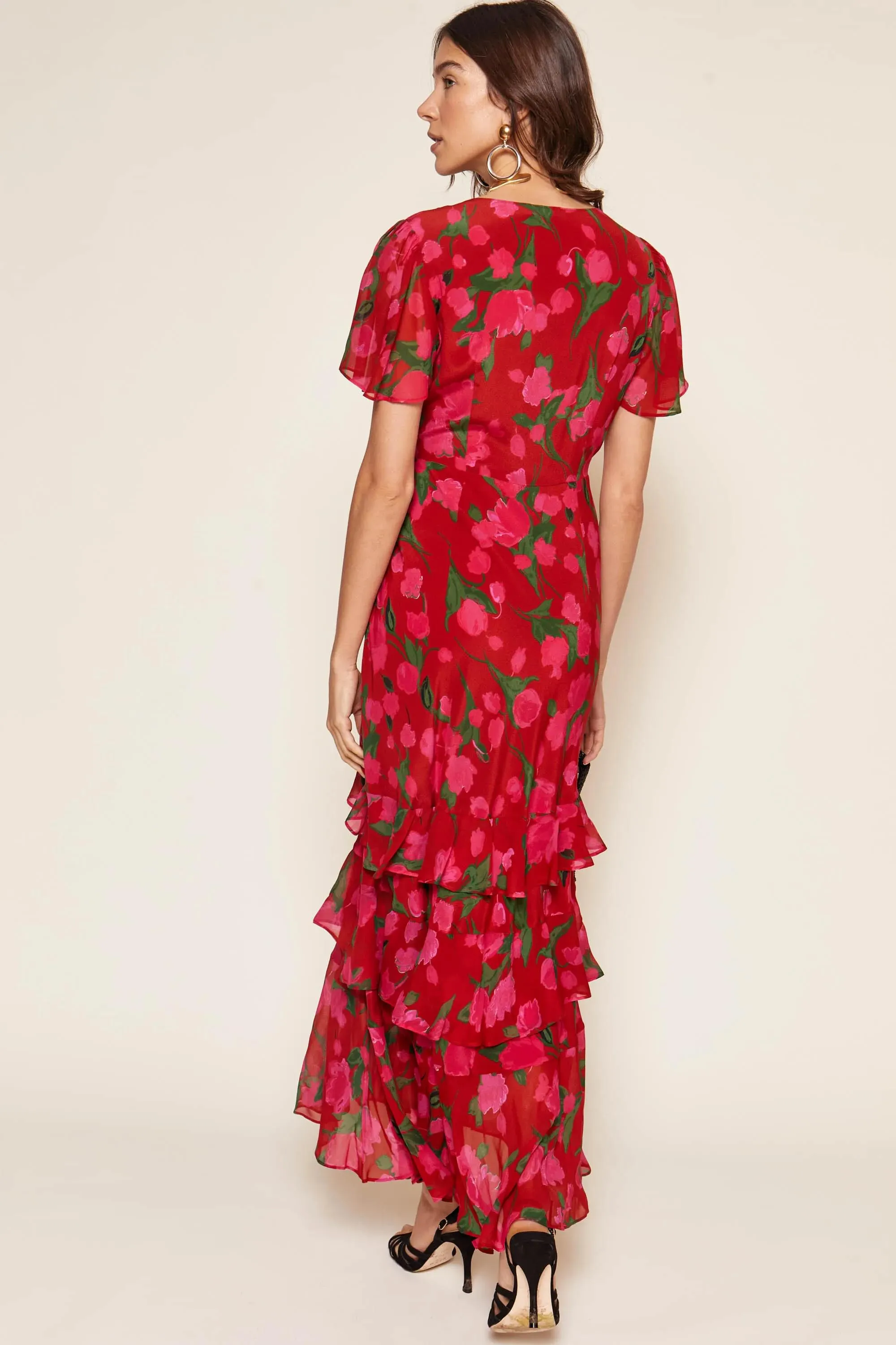 Gilly - Fontainhas Floral Red sold by RIXO product image thumbnail 4