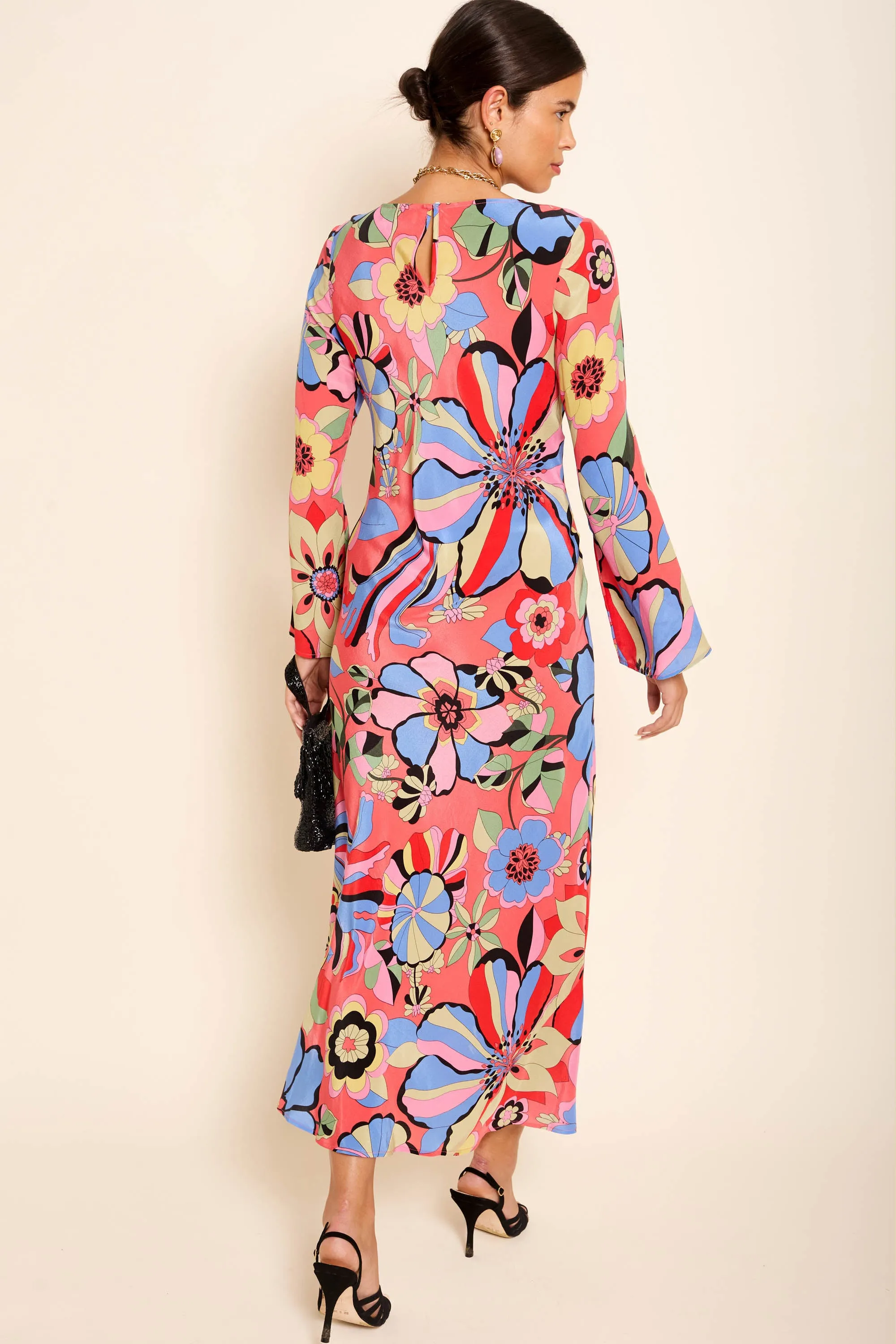 Alondra - Miami Floral Tangerine sold by RIXO product image thumbnail 3