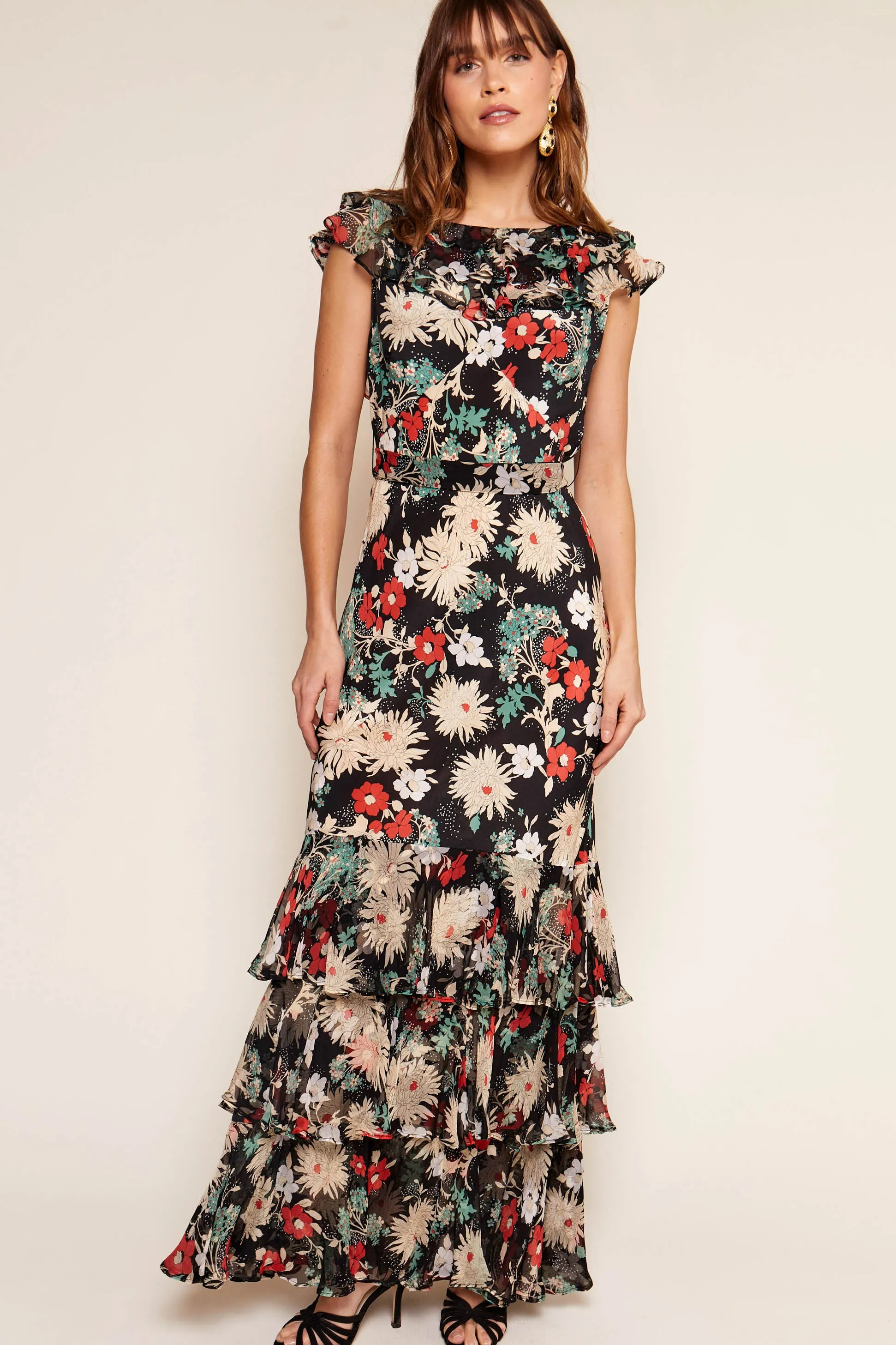 rio - french floral black sold by RIXO