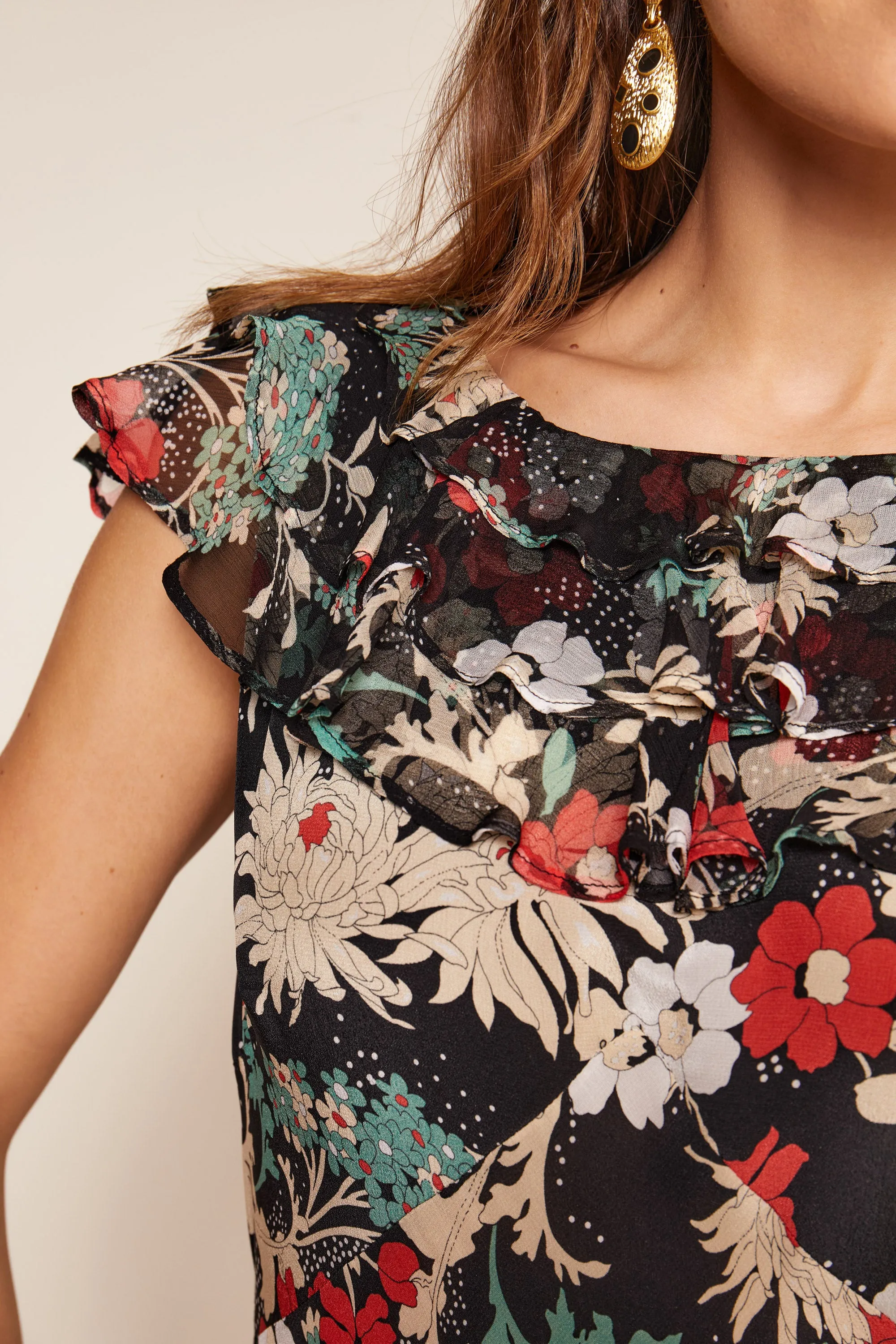 rio - french floral black sold by RIXO product image thumbnail 2