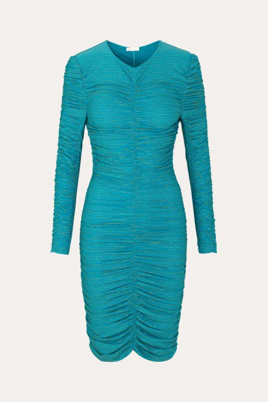 Blake Dress - Turquoise sold by STINE GOYA