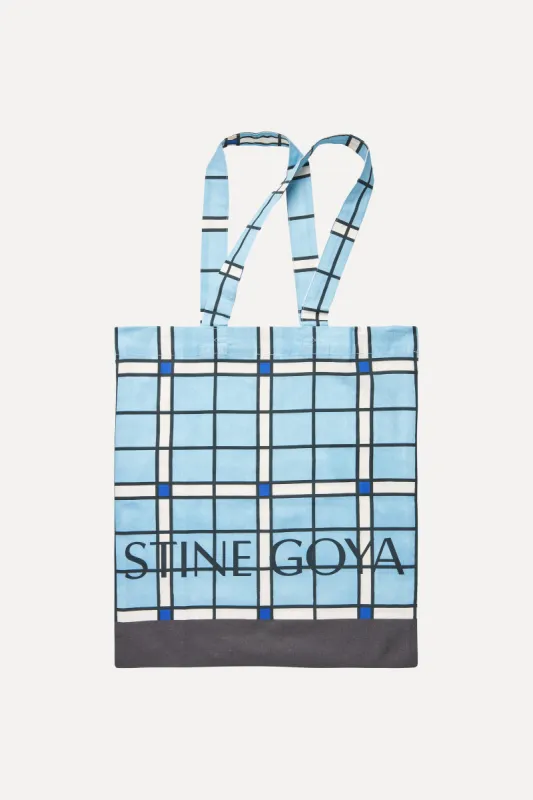 Cotton Tote - Window Check sold by STINE GOYA