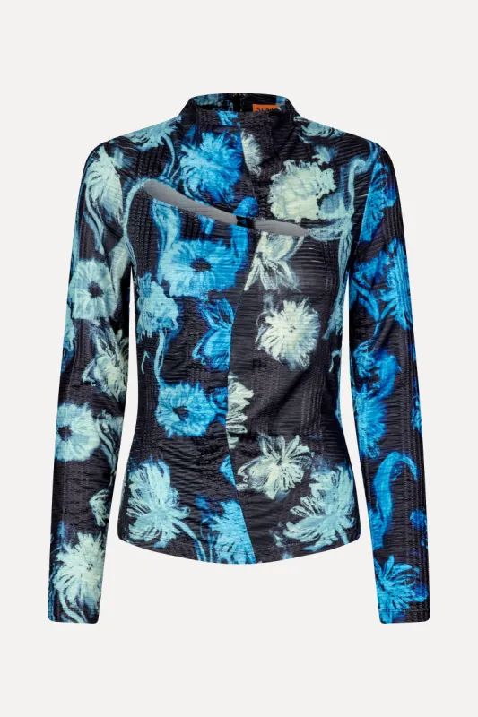 SGClare Blouse - Oil Pastel Anemone sold by STINE GOYA