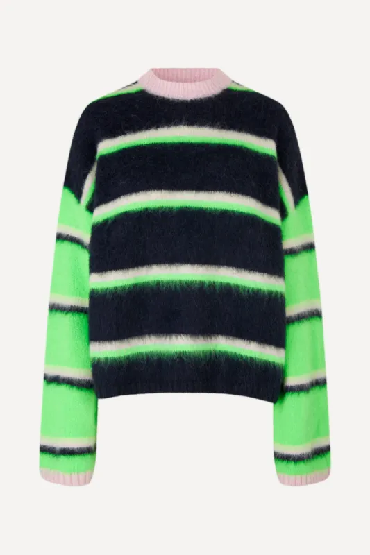 Lucs Sweater - Multi Stripes sold by STINE GOYA