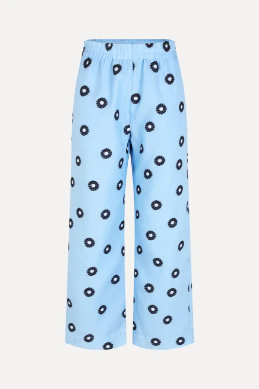 Isra Pants - Mini Daisy Blue sold by STINE GOYA