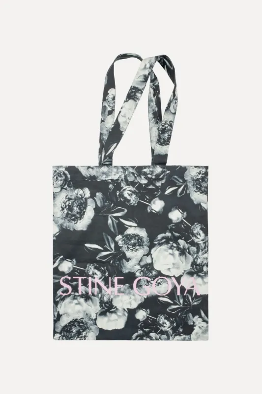 Rita Tote Bag - Metalized Peonies sold by STINE GOYA