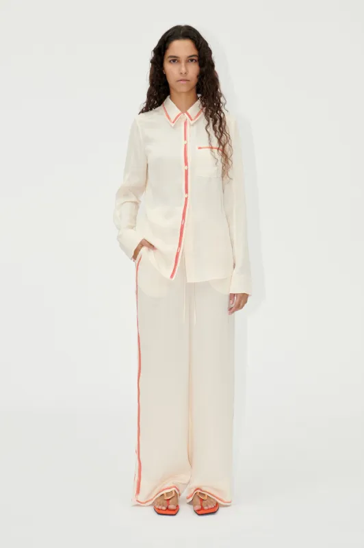 SGEmi Pants - Tangerine Paintbrush made by STINE GOYA