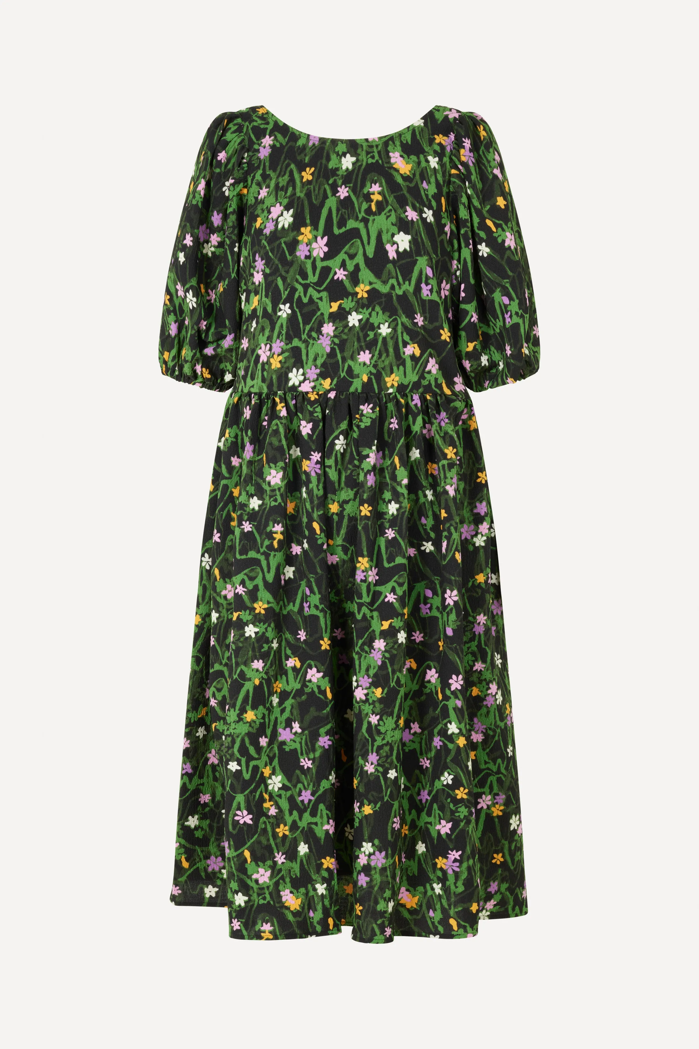 Ursi Dress - Fluor Mini Flowers sold by STINE GOYA