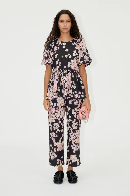 SGIsra Pants - Pink Ditzy Flowers sold by STINE GOYA