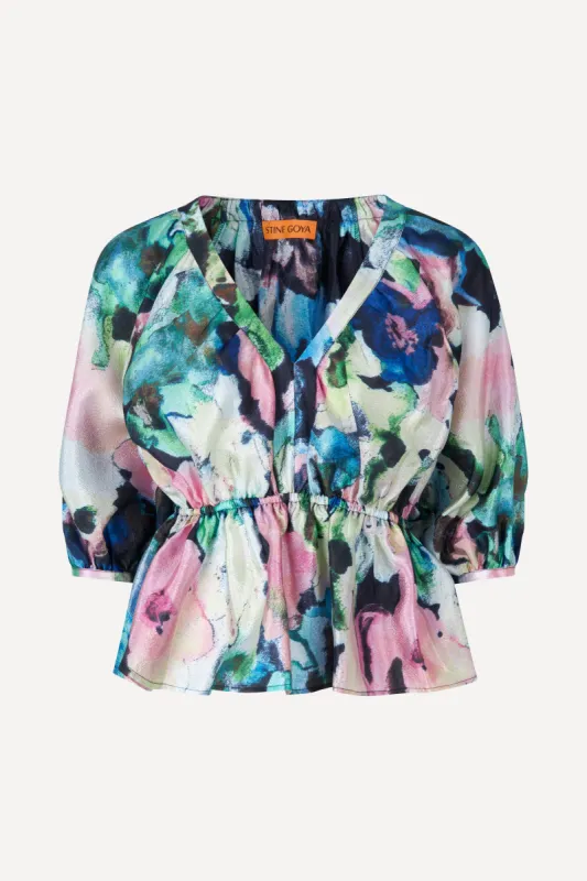 Robin Top - Frosted Floral Day sold by STINE GOYA