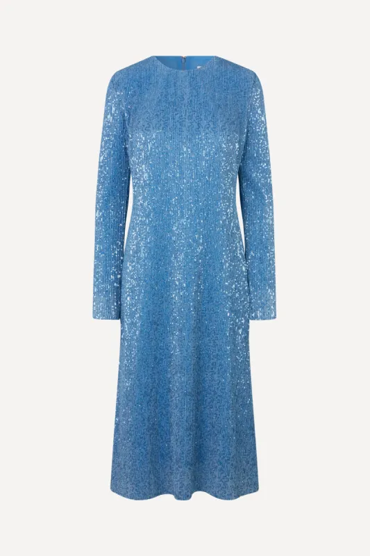 Celsia Dress - Hydrangea sold by STINE GOYA