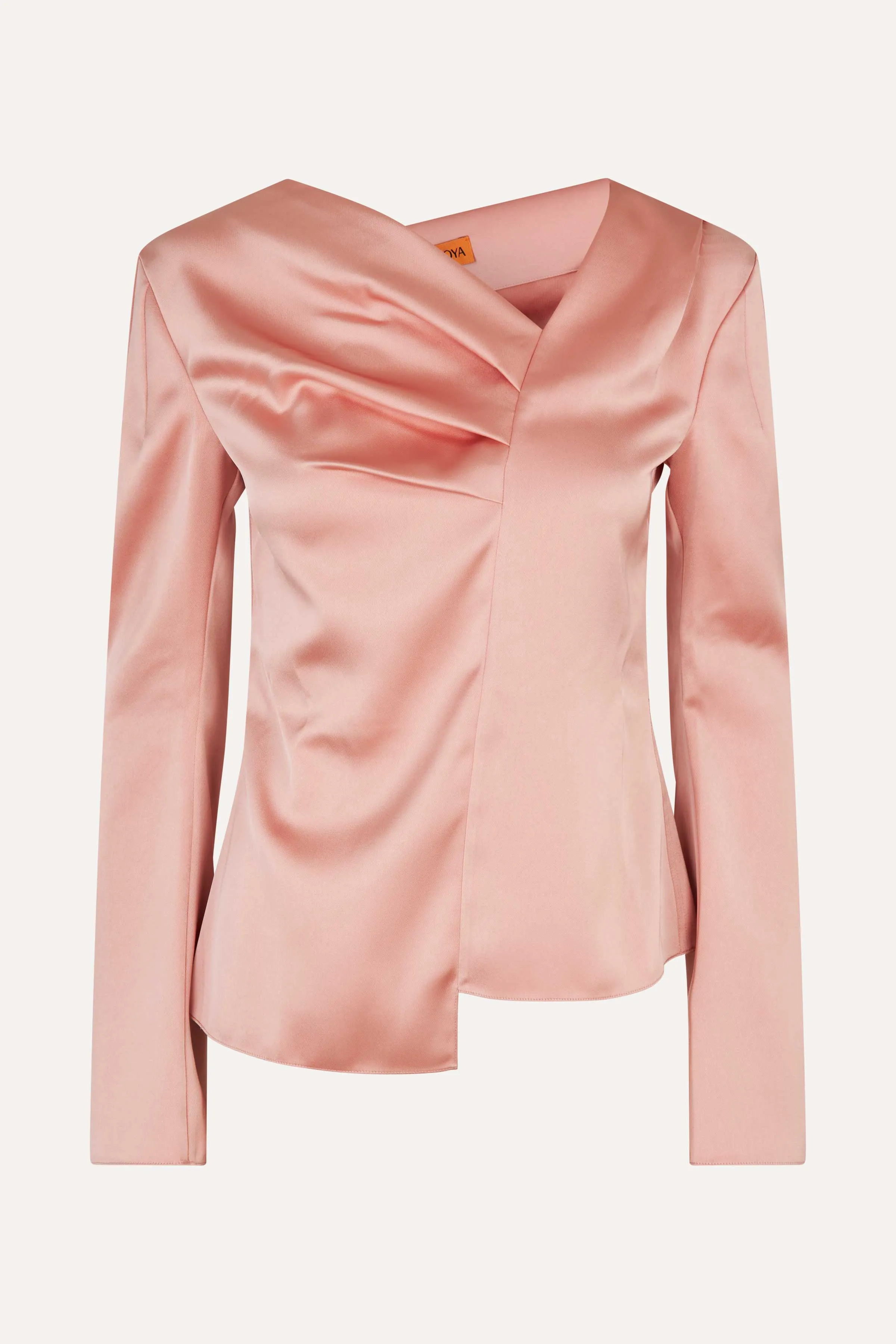Asymmetrical Long Sleeve Top - Rose Tan sold by STINE GOYA product image thumbnail 3