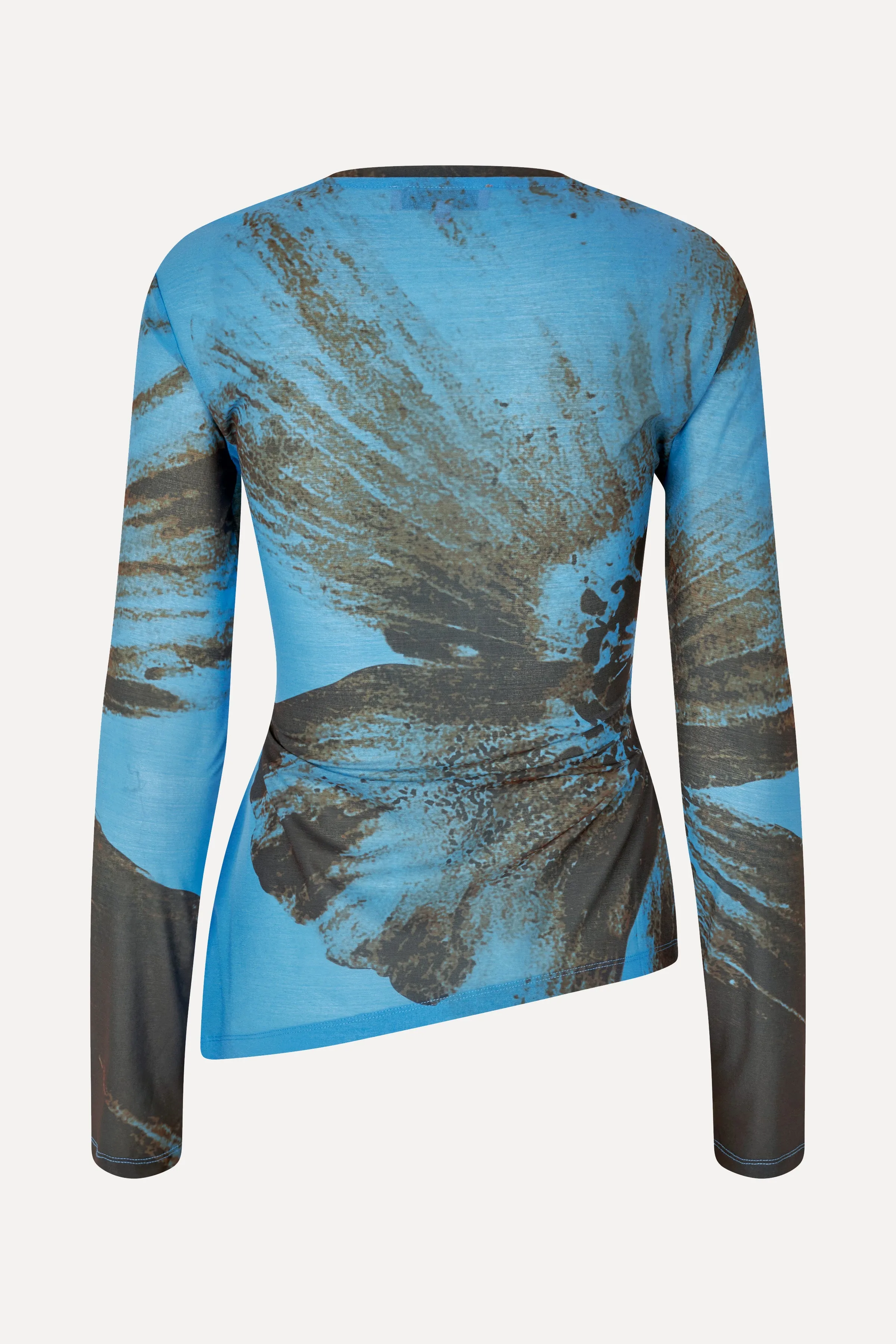 SGFlorian Blouse - Brown Brush Stroke Poppy sold by STINE GOYA product image thumbnail 4