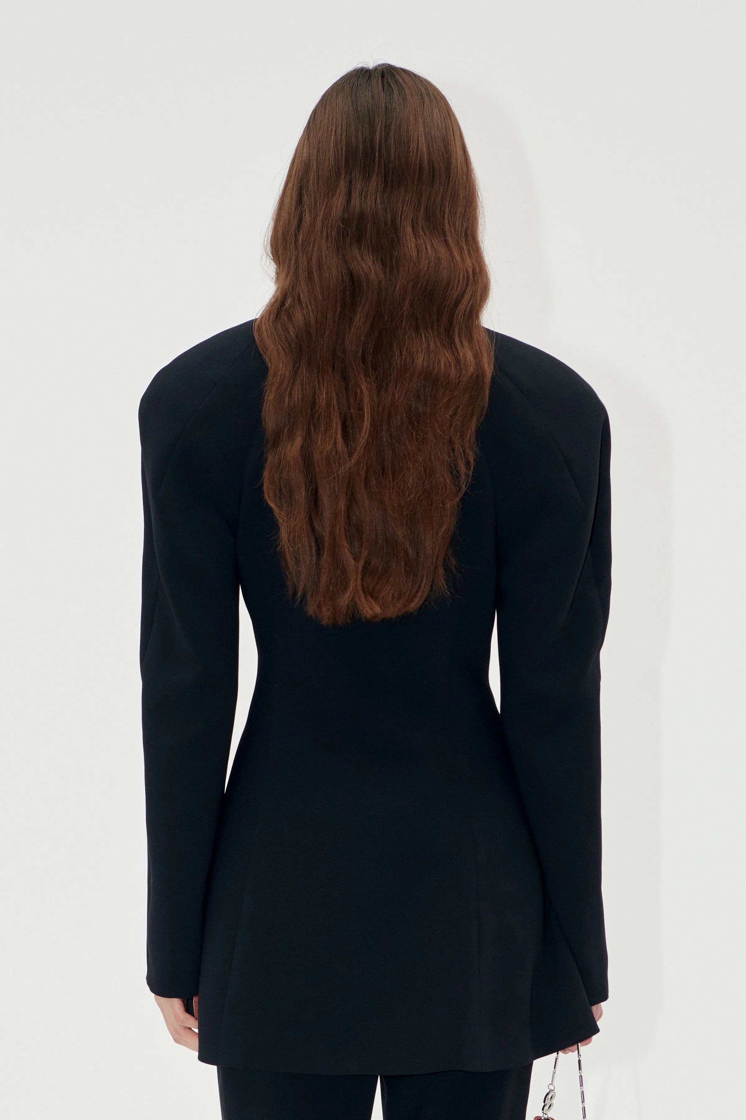 Voluminous Mini Coat Dress - Black sold by STINE GOYA product image thumbnail 2