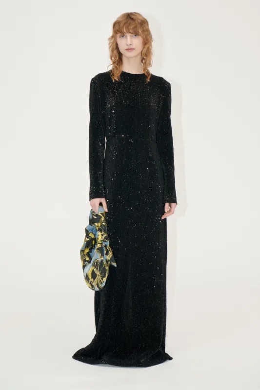 Long Sleeve Maxi Dress - Black sold by STINE GOYA