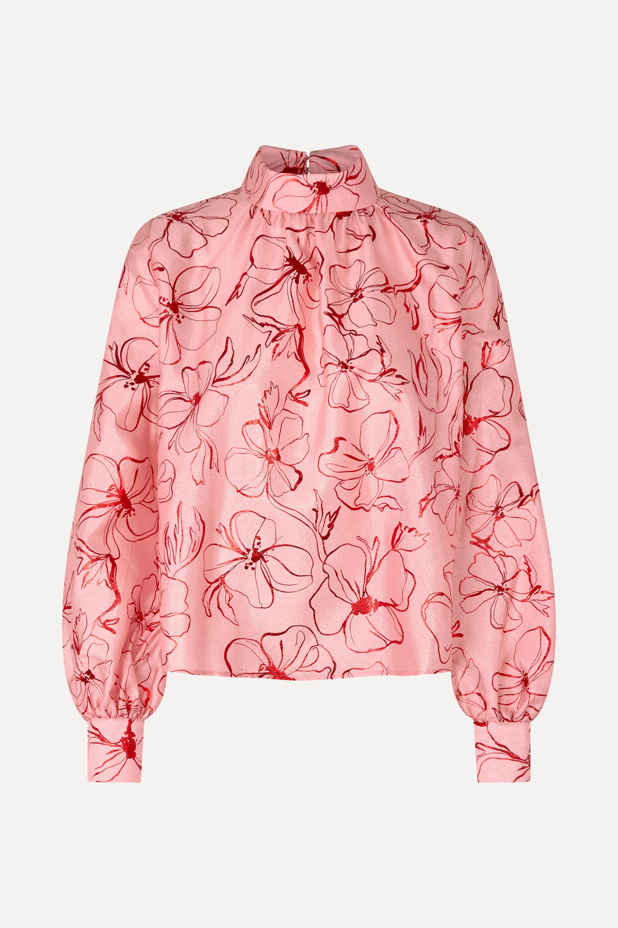 Gathered Long Sleeve Top - Foil Foliage sold by STINE GOYA product image thumbnail 3