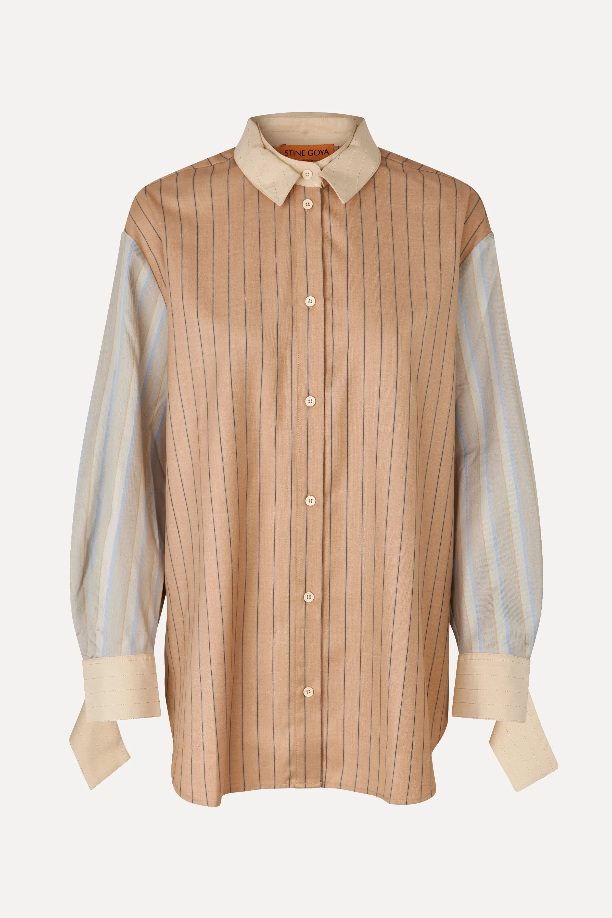 Classic Oversize Shirt - Multi Stripes sold by STINE GOYA product image thumbnail 3