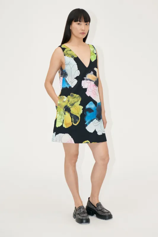 Mini Dress - Watercolor Bloom sold by STINE GOYA