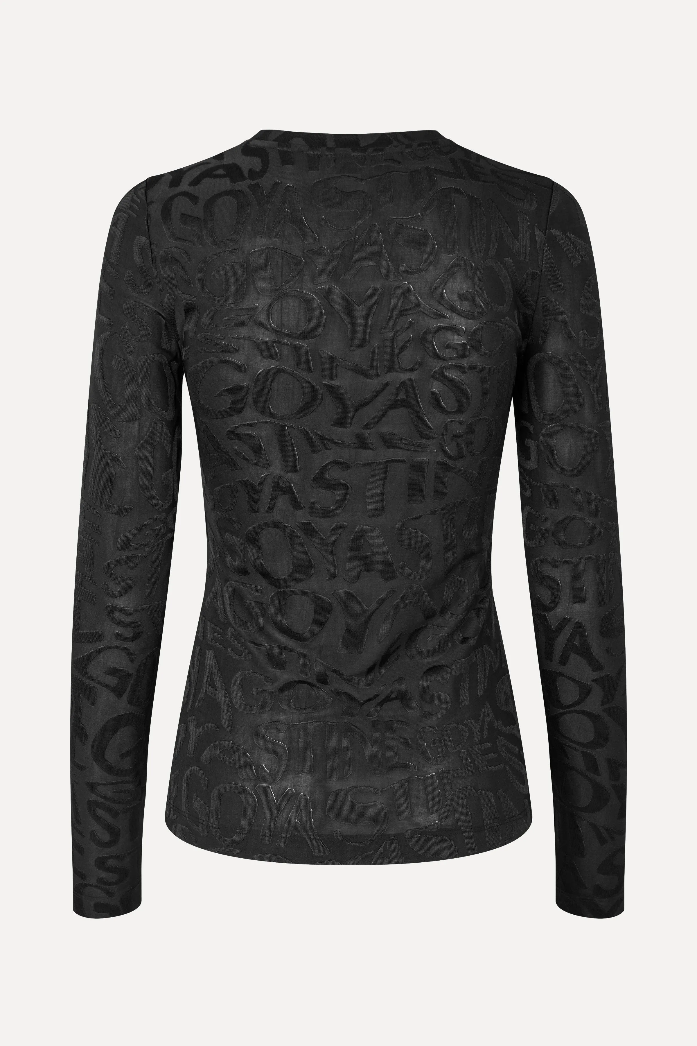 Elastic Long Sleeve Top - Liquified Logo sold by STINE GOYA product image thumbnail 4