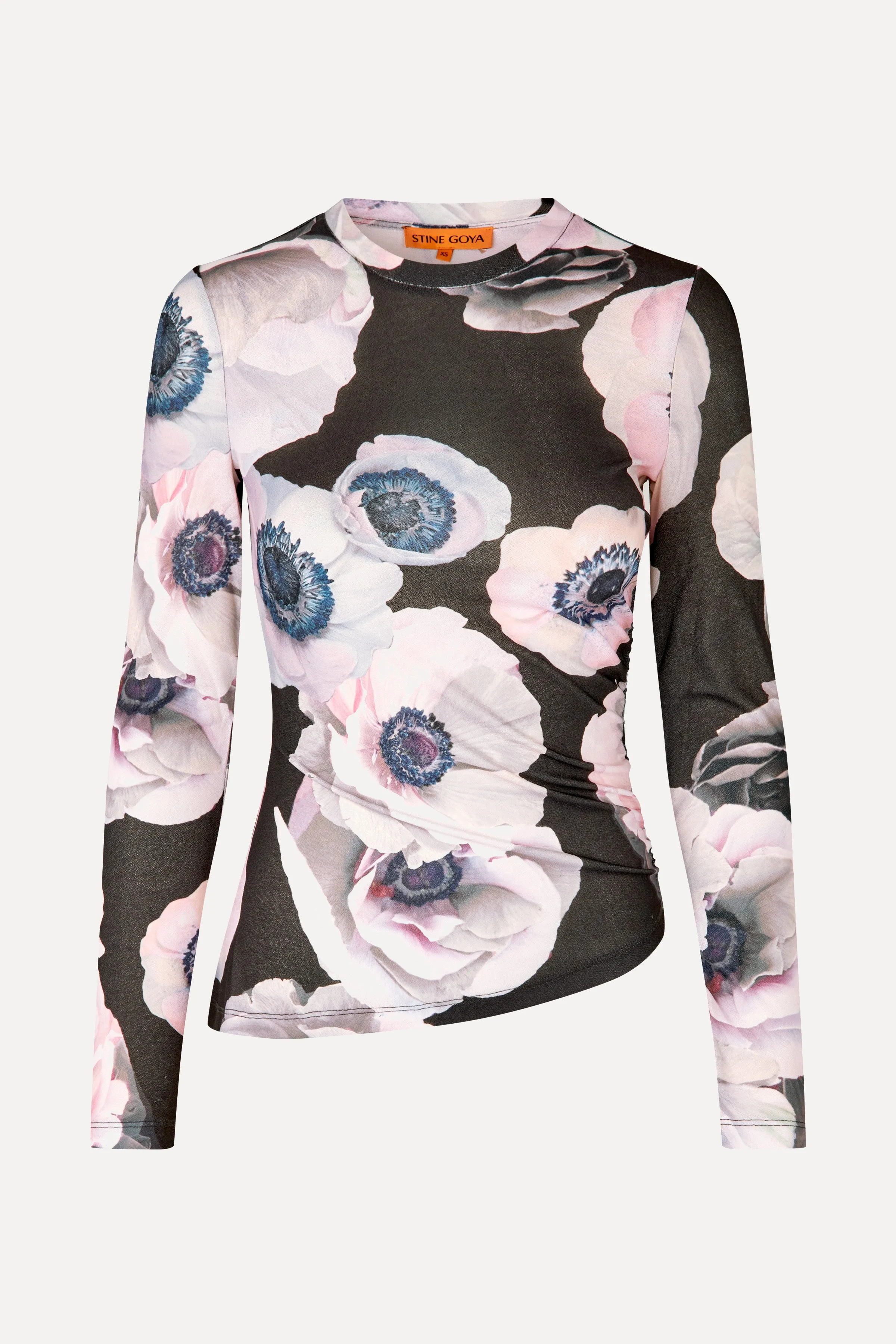 Asymmetric Long Sleeve Top - Nostalgic Anemone sold by STINE GOYA product image thumbnail 3