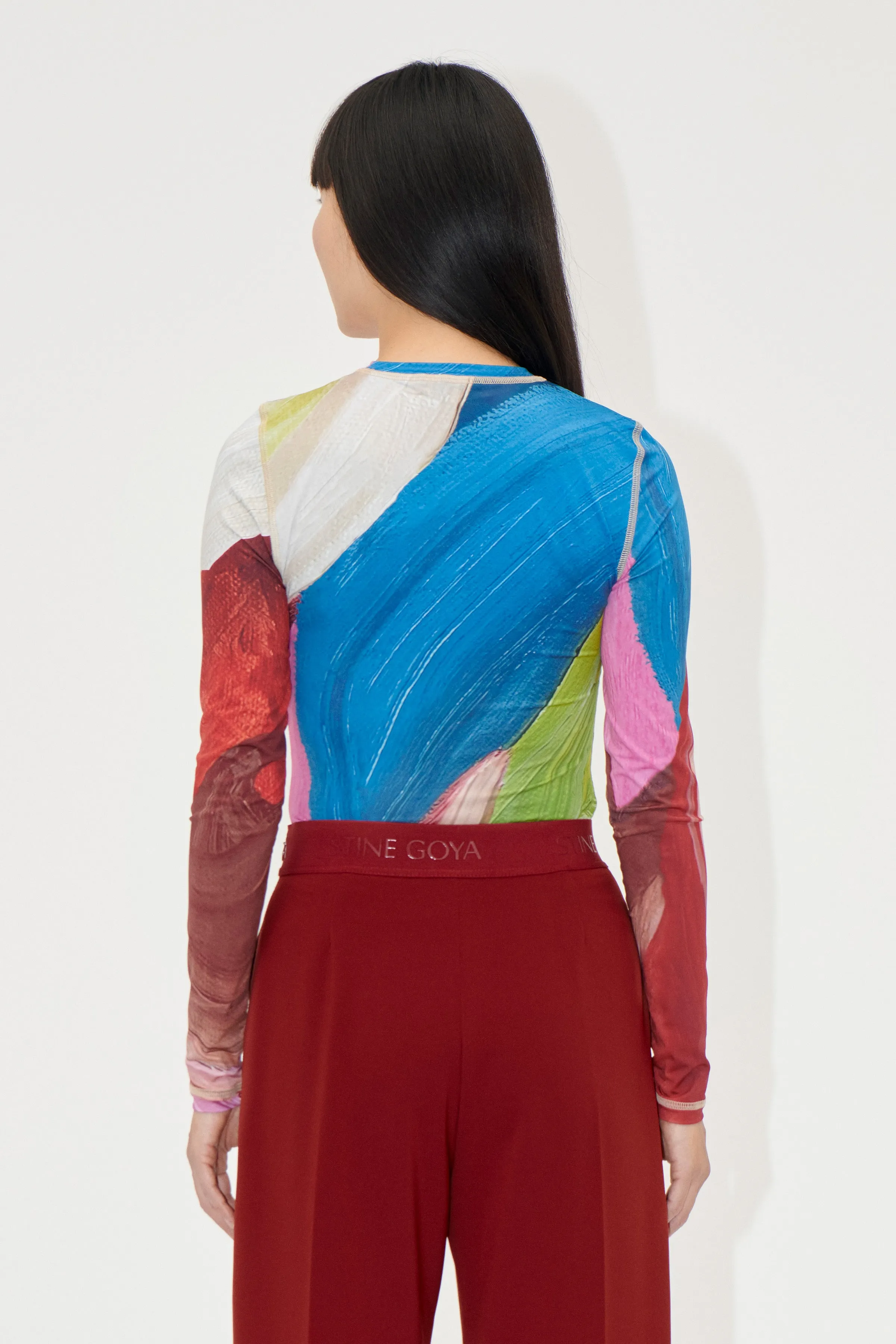 Elastic Long Sleeve Top - Hands sold by STINE GOYA product image thumbnail 2