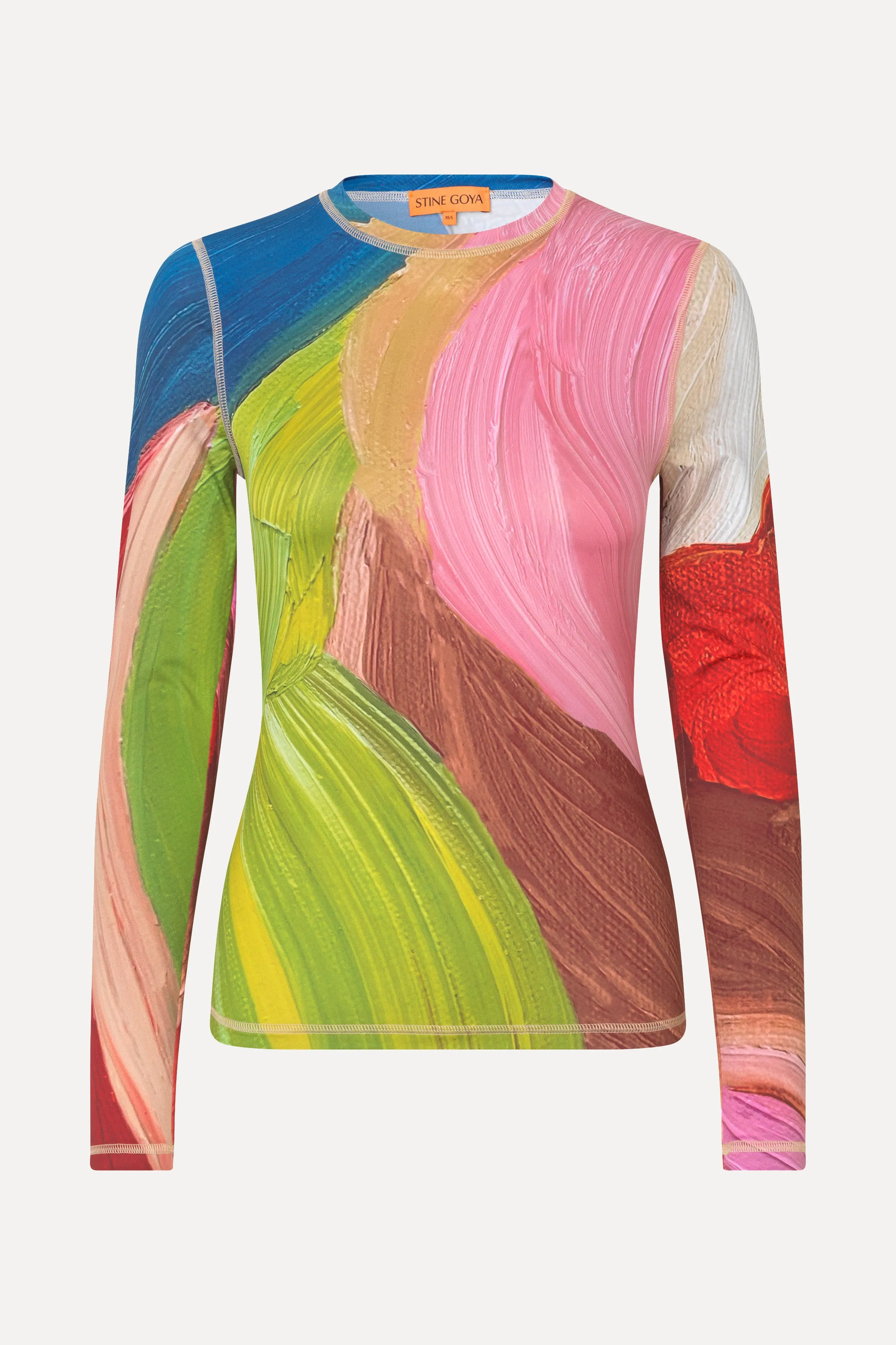 Elastic Long Sleeve Top - Hands sold by STINE GOYA product image thumbnail 3