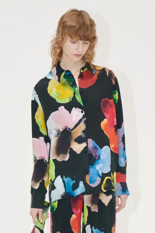 Long Sleeve Shirt - Watercolor Bloom sold by STINE GOYA