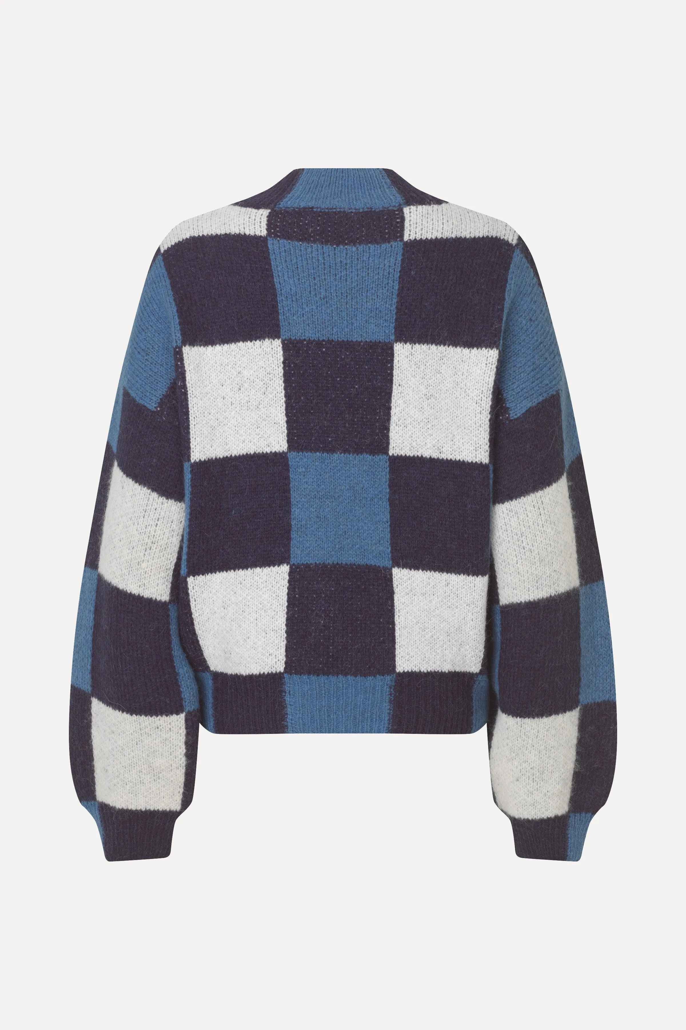 Gingham Check Sweater - Blue Gingham Check sold by STINE GOYA product image thumbnail 2