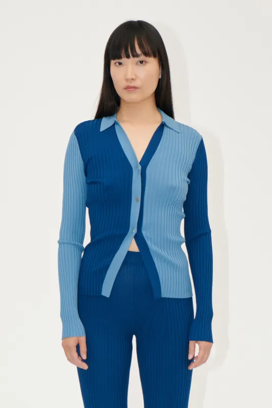 Long Sleeve Polo - Blue Jean sold by STINE GOYA