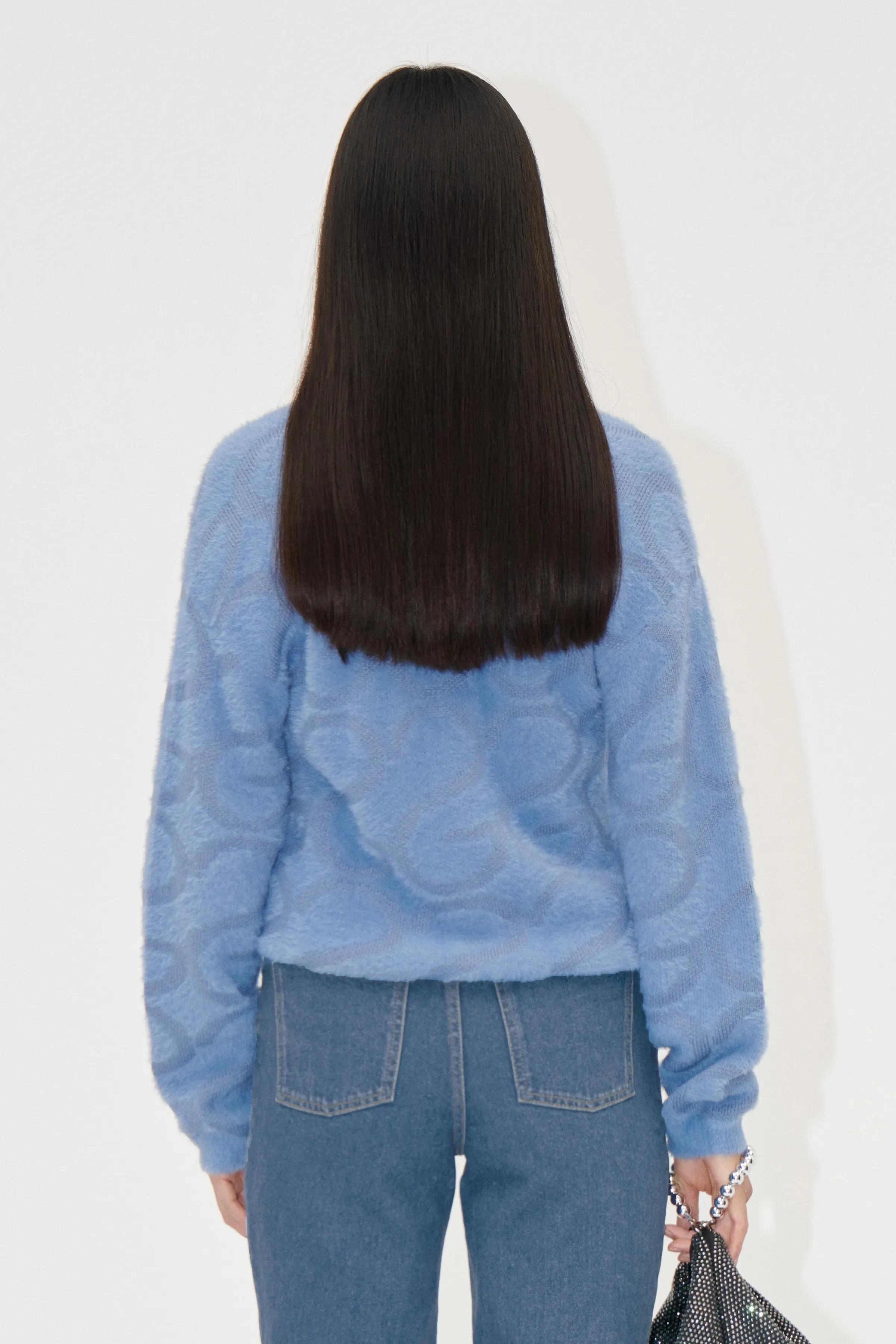 Long Sleeve Cardigan - Infinity Blue sold by STINE GOYA product image thumbnail 2