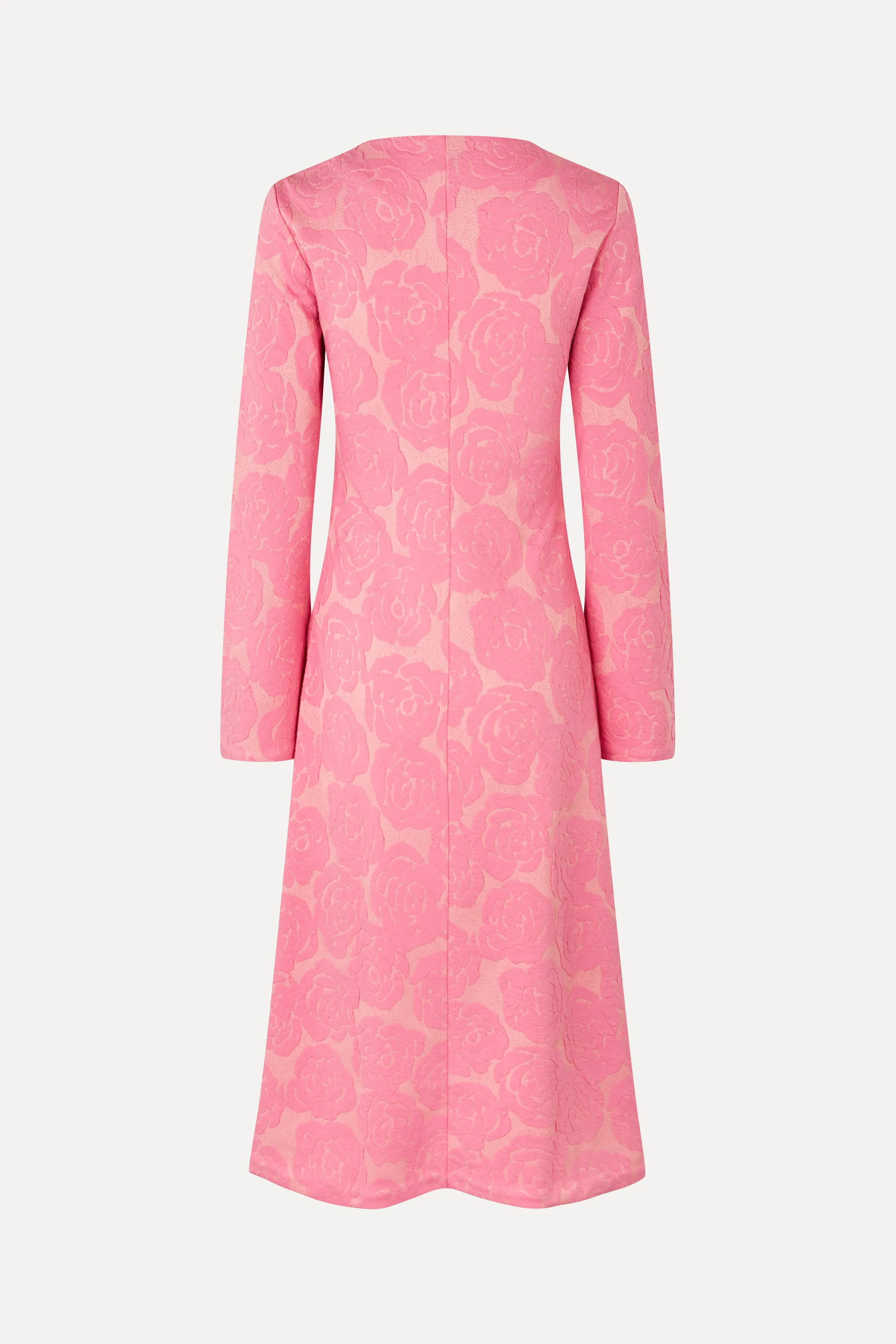 Long Sleeve V Neck Dress - Rose Relief sold by STINE GOYA product image thumbnail 4