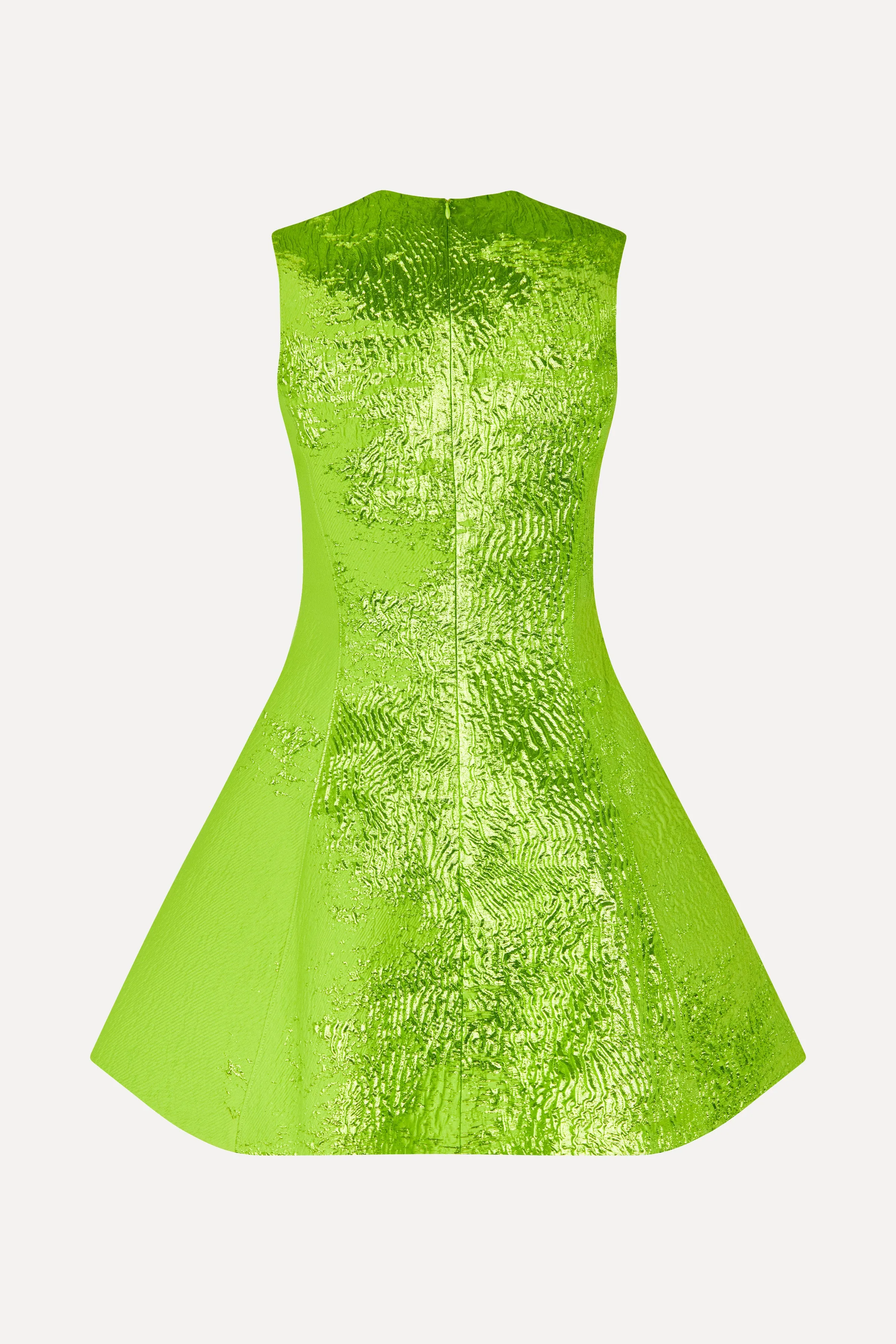 Sleeveless Mini Dress - Green impressionist hue sold by STINE GOYA product image thumbnail 4