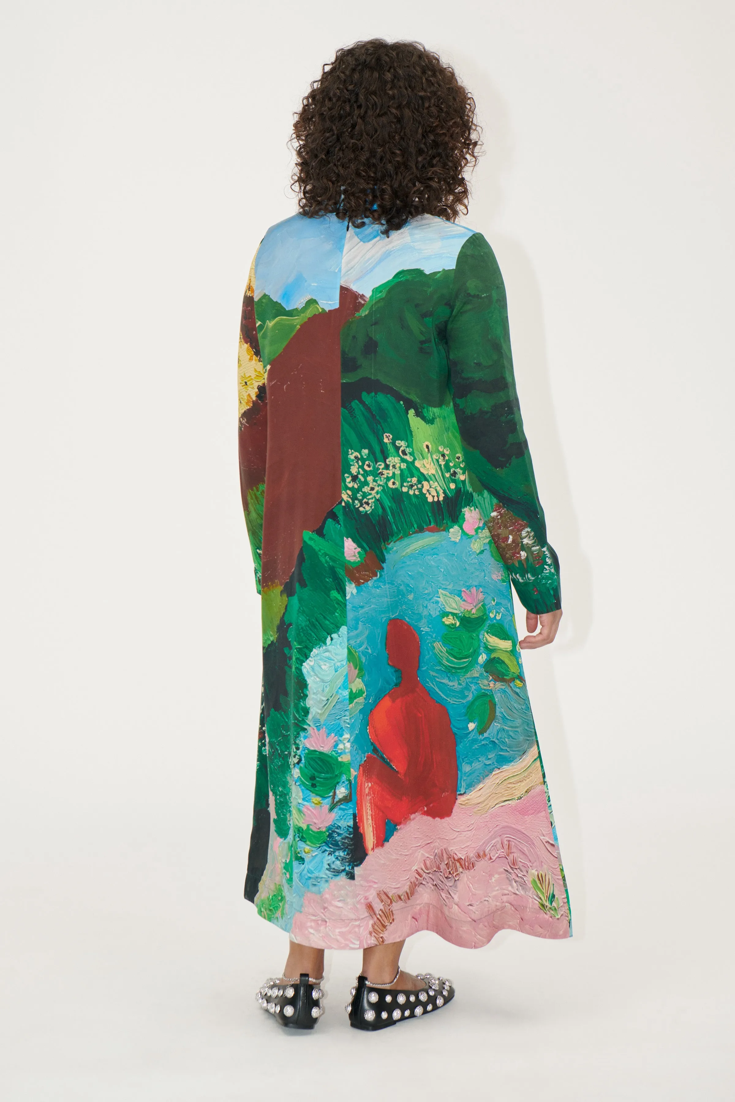 Long Sleeve Midi Dress - Summer House sold by STINE GOYA product image thumbnail 2