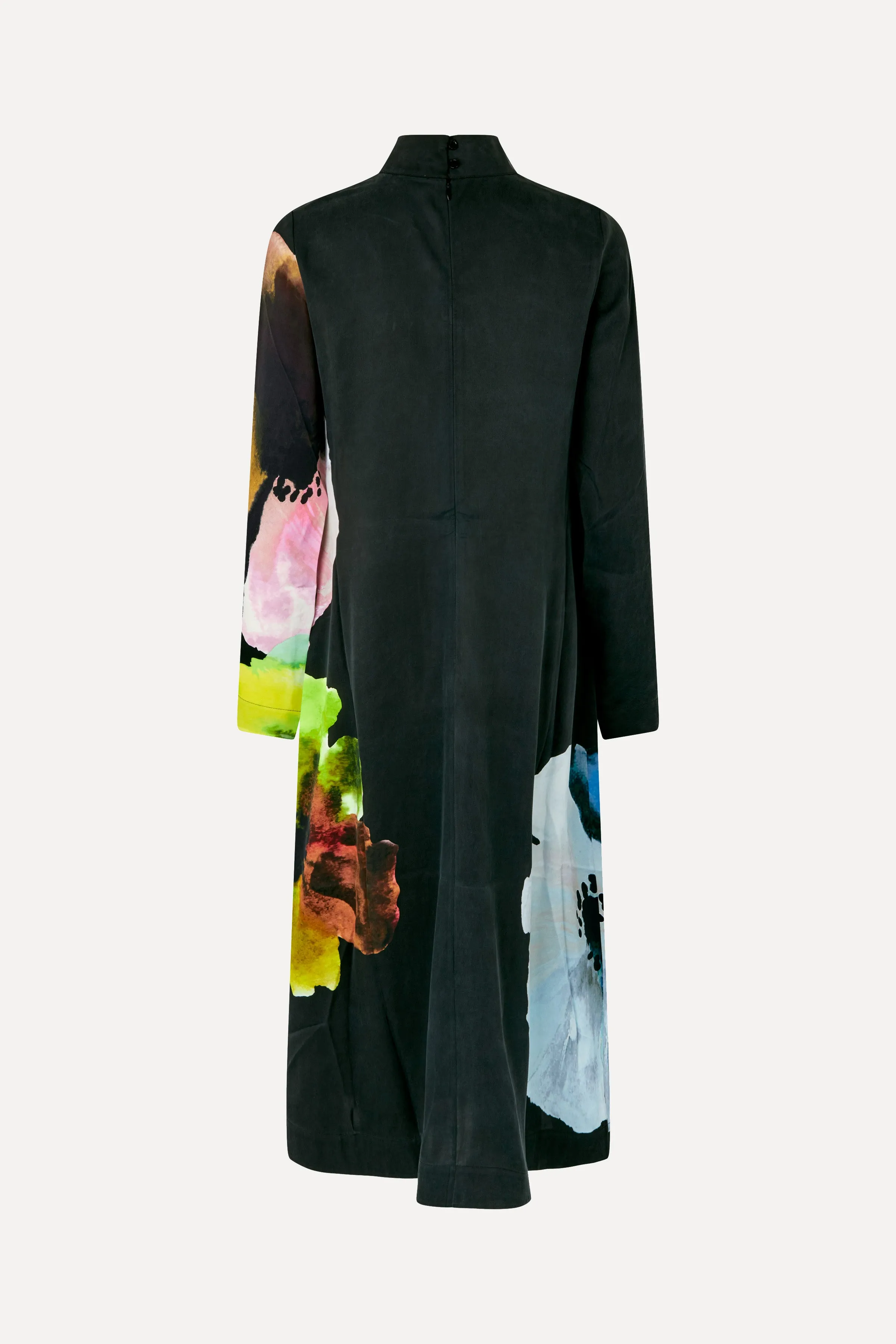 Long Sleeve Midi Dress - Watercolor Bloom Maxi sold by STINE GOYA product image thumbnail 4