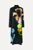 Long Sleeve Midi Dress - Watercolor Bloom Maxi sold by STINE GOYA