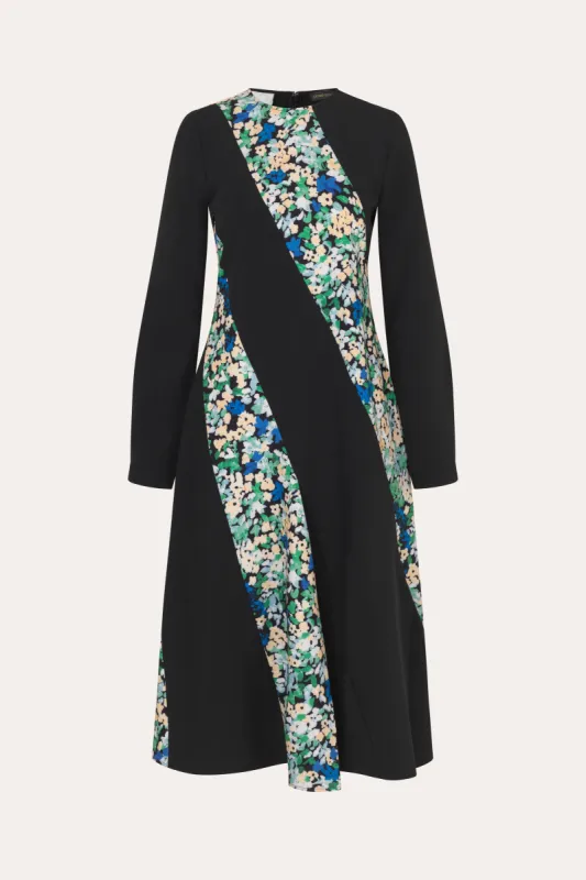 Aida Dress - Floral Pointillism sold by STINE GOYA