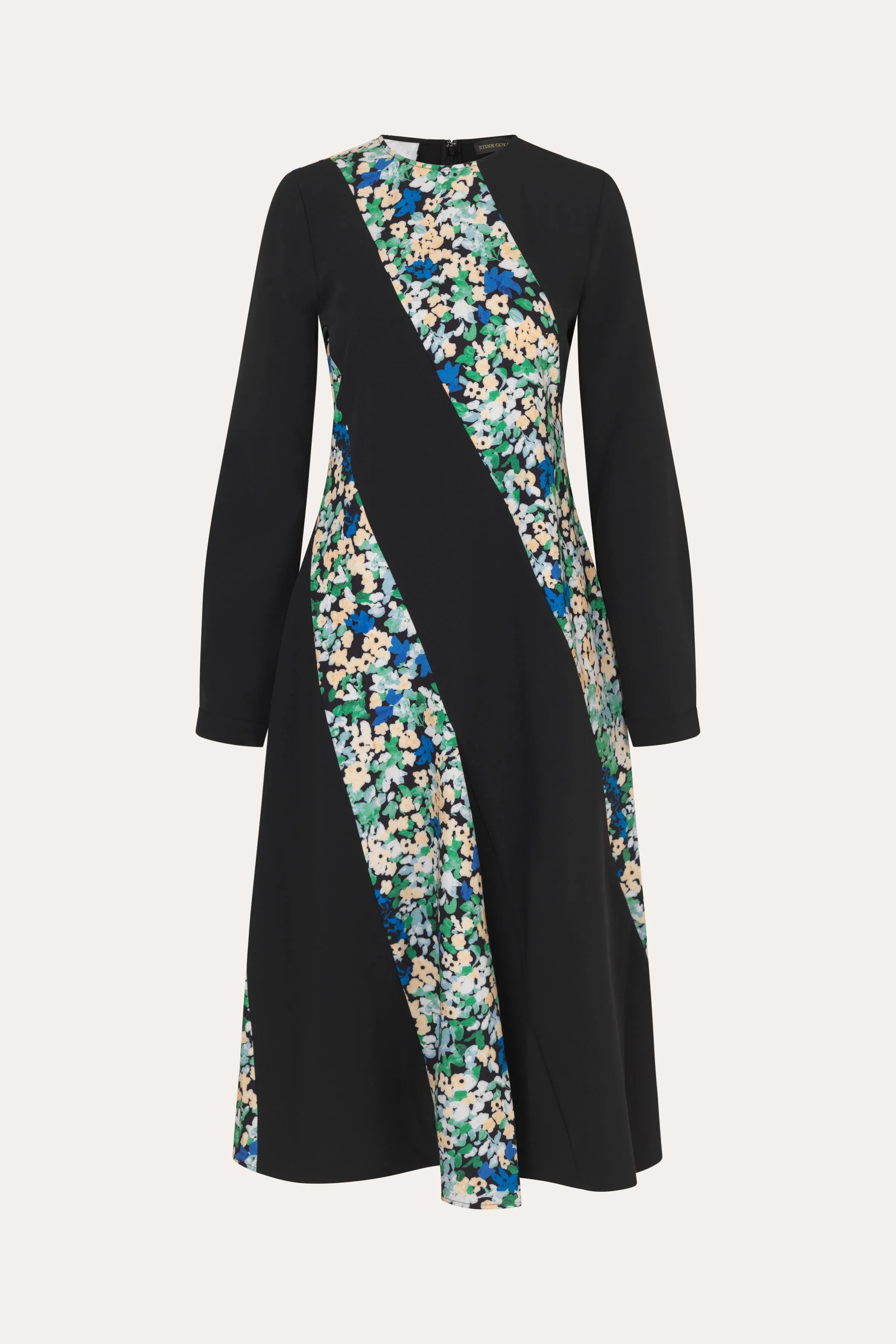 Aida Dress - Floral Pointillism sold by STINE GOYA