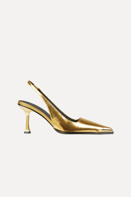 Eiffel Heels - Gold Mirrored sold by STINE GOYA